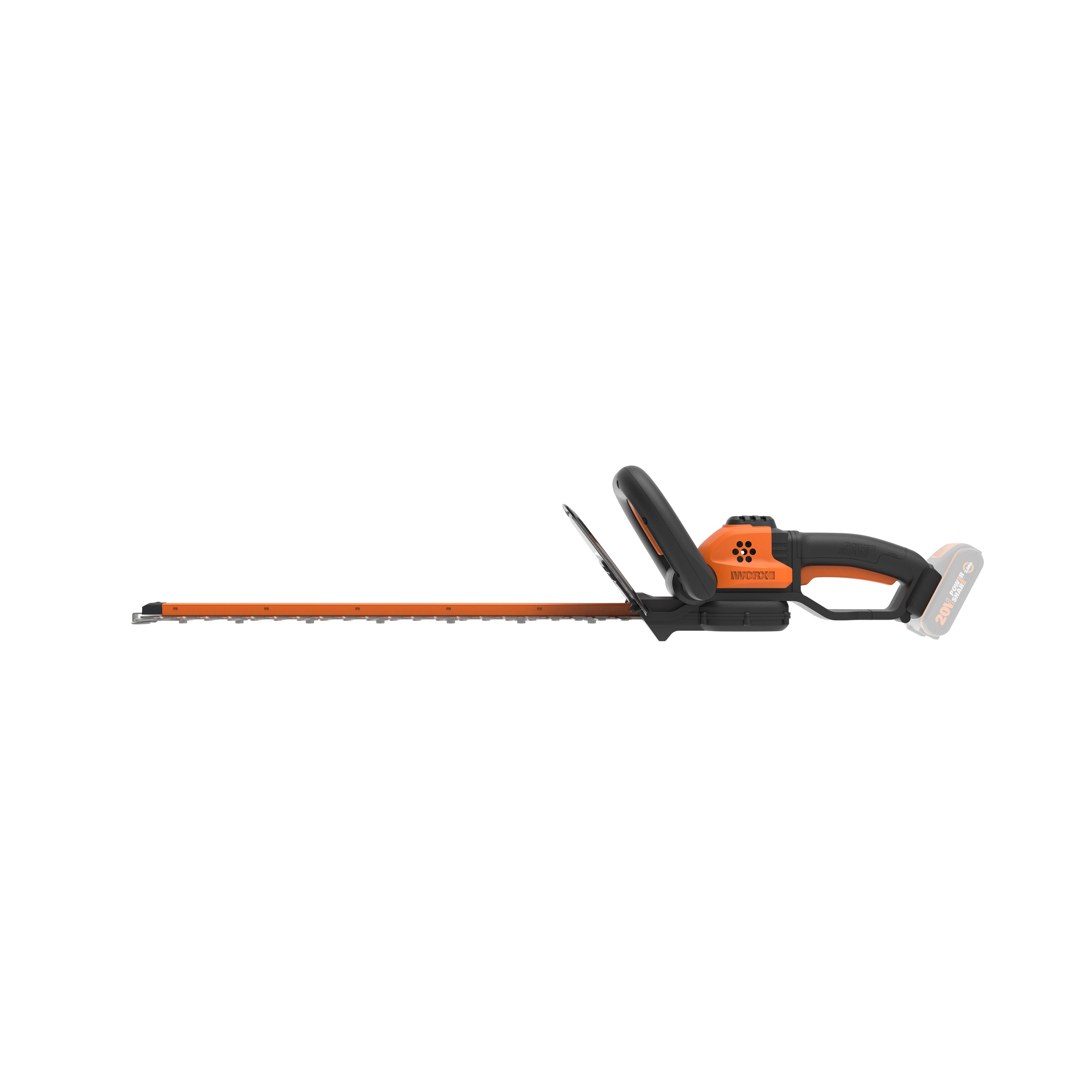 Tagliasiepi a batteria in abs WORX Powershare lama da 56 cm 20 V batteria non inclusa con guaina protettiva - 2