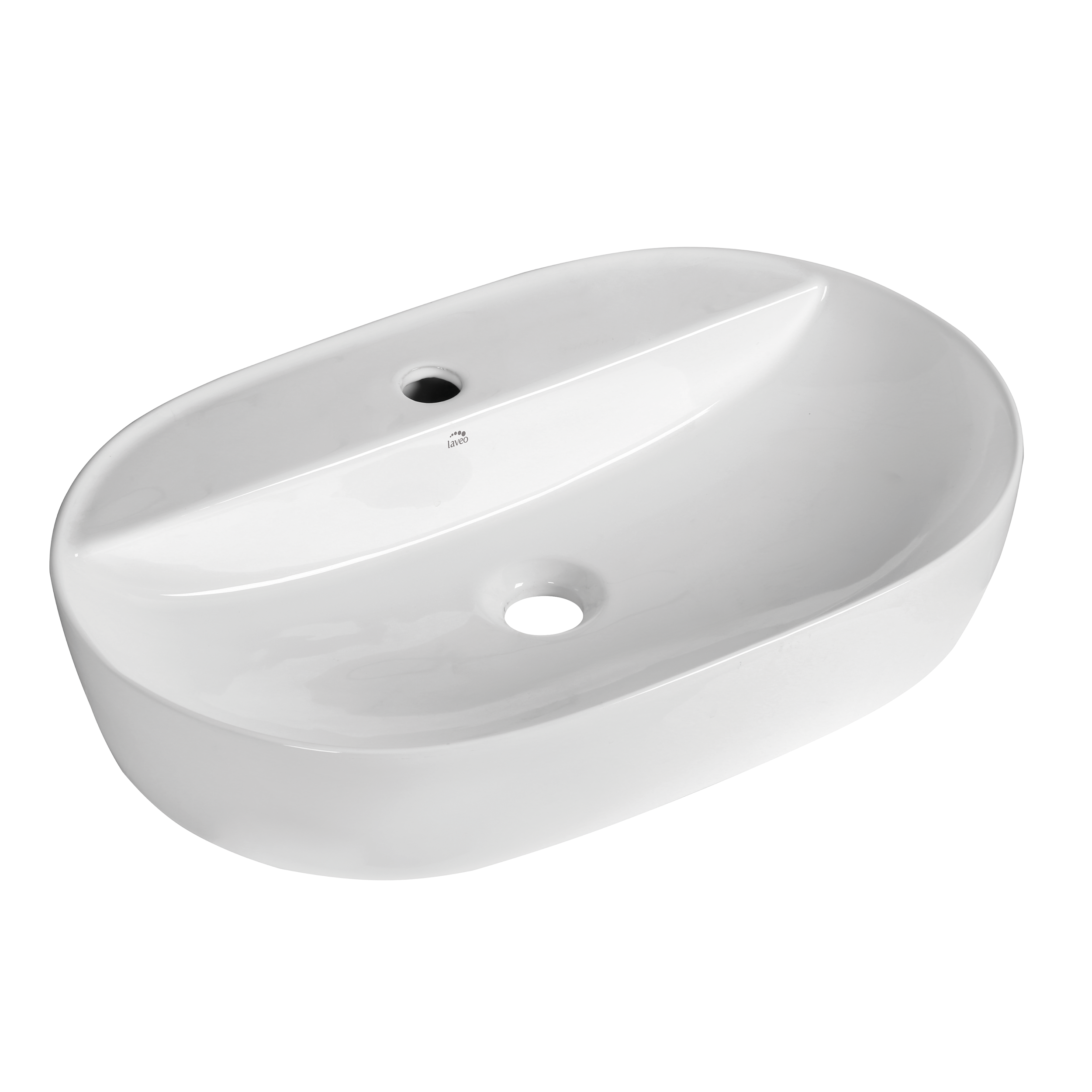 Umywalka ceramiczna nablatowa Lomami 40x61x12 cm biała