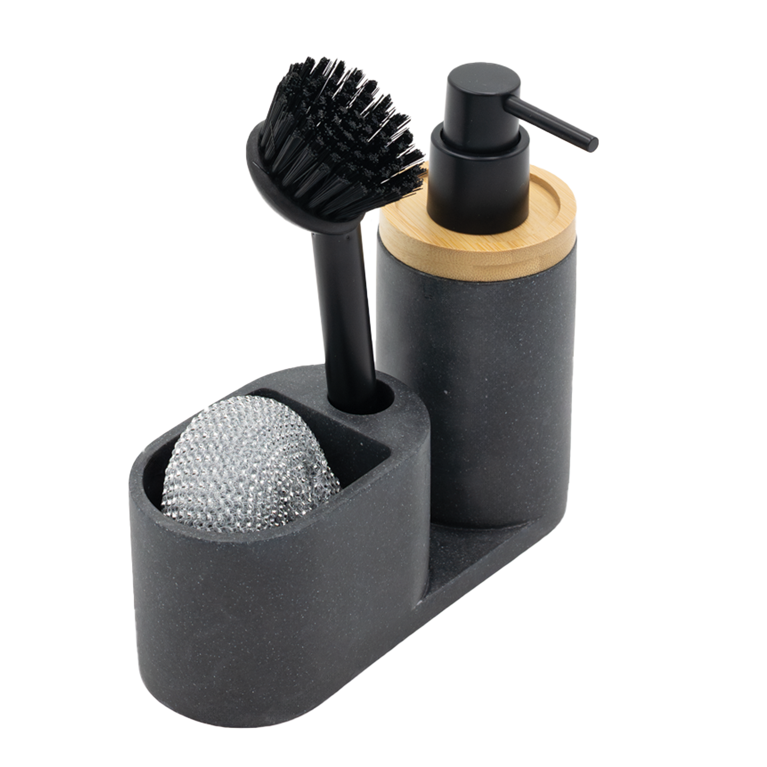 Dozownik na płyn 3 w 1 czarny