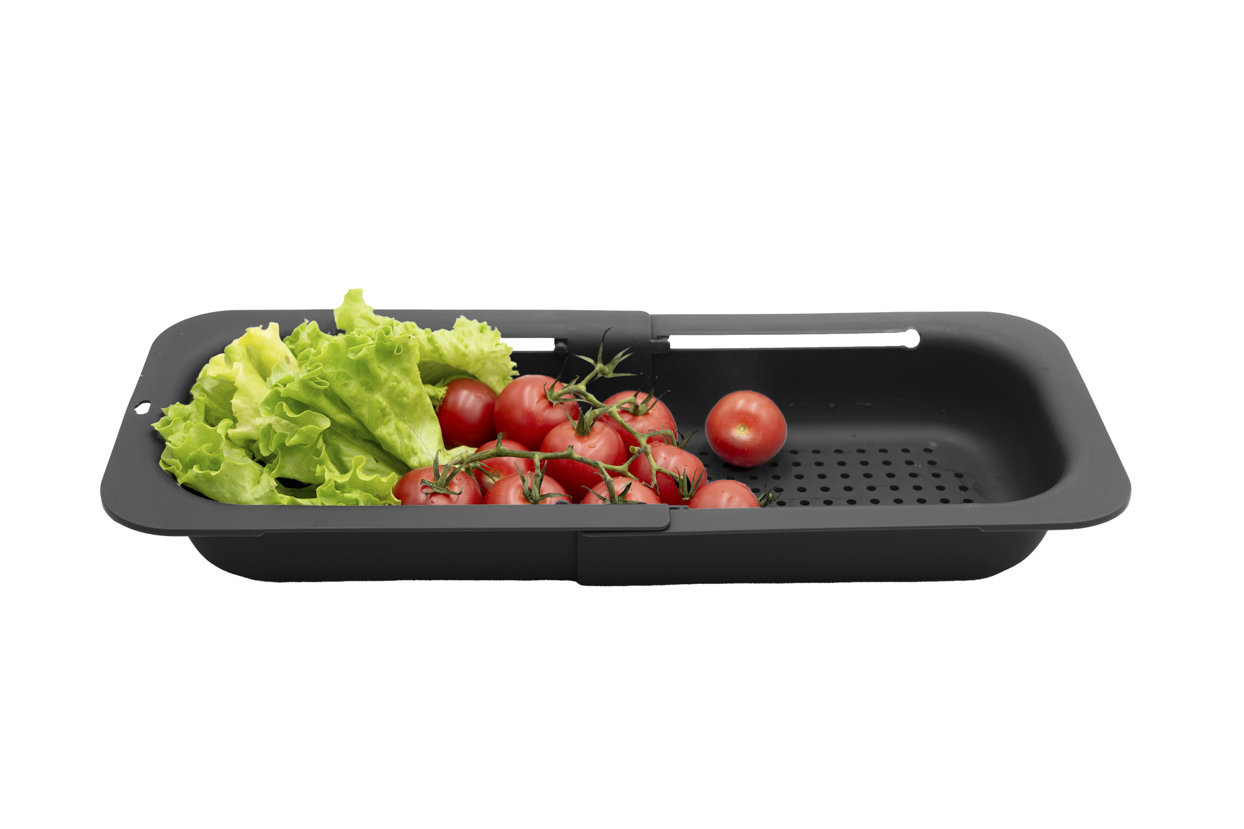 Ociekacz na zlewozmywak rozsuwany czarny Kuchinox - 2