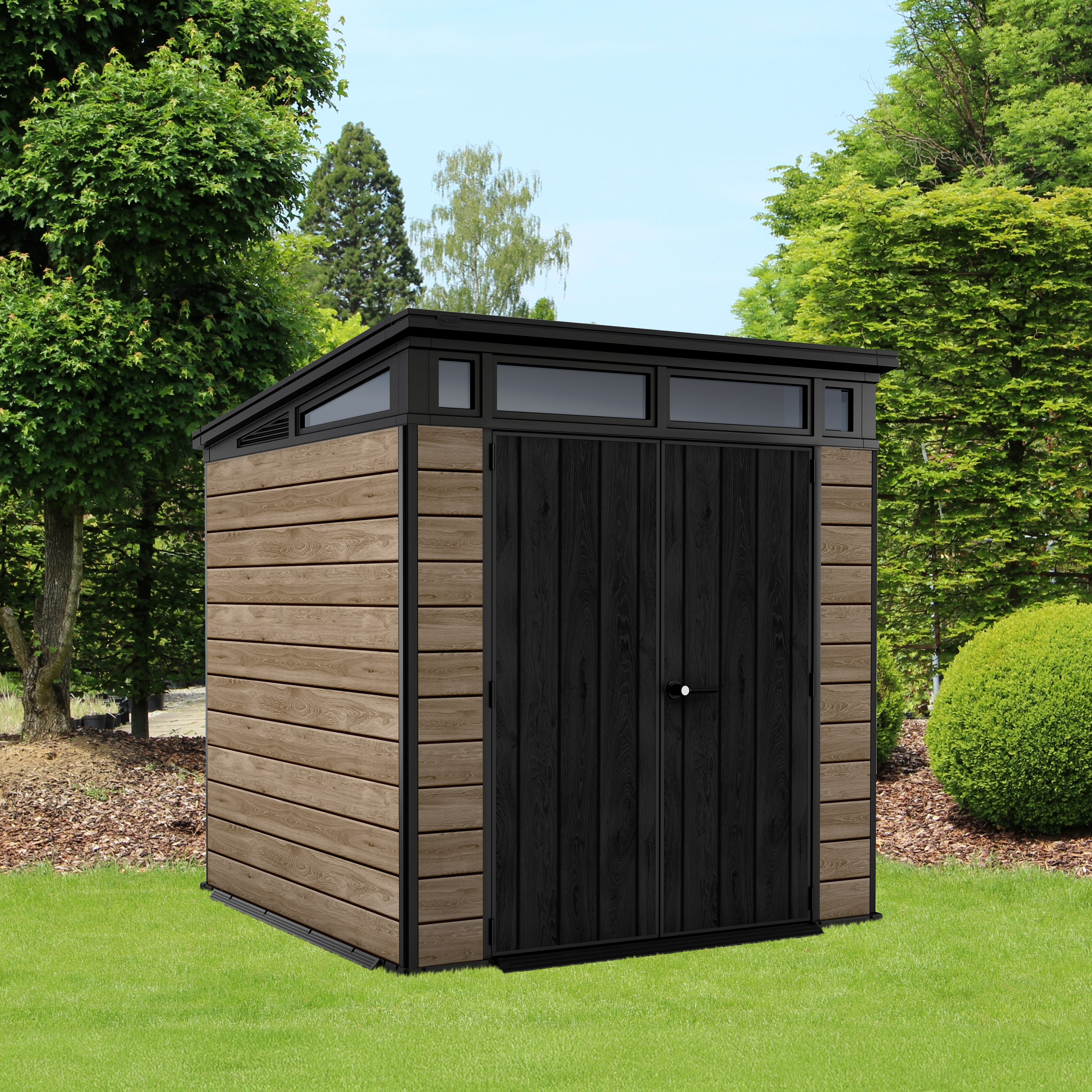 Domek narzędziowy ogrodowy Ashwood DecoCoat 4,7 m2 brązowy Keter - 2