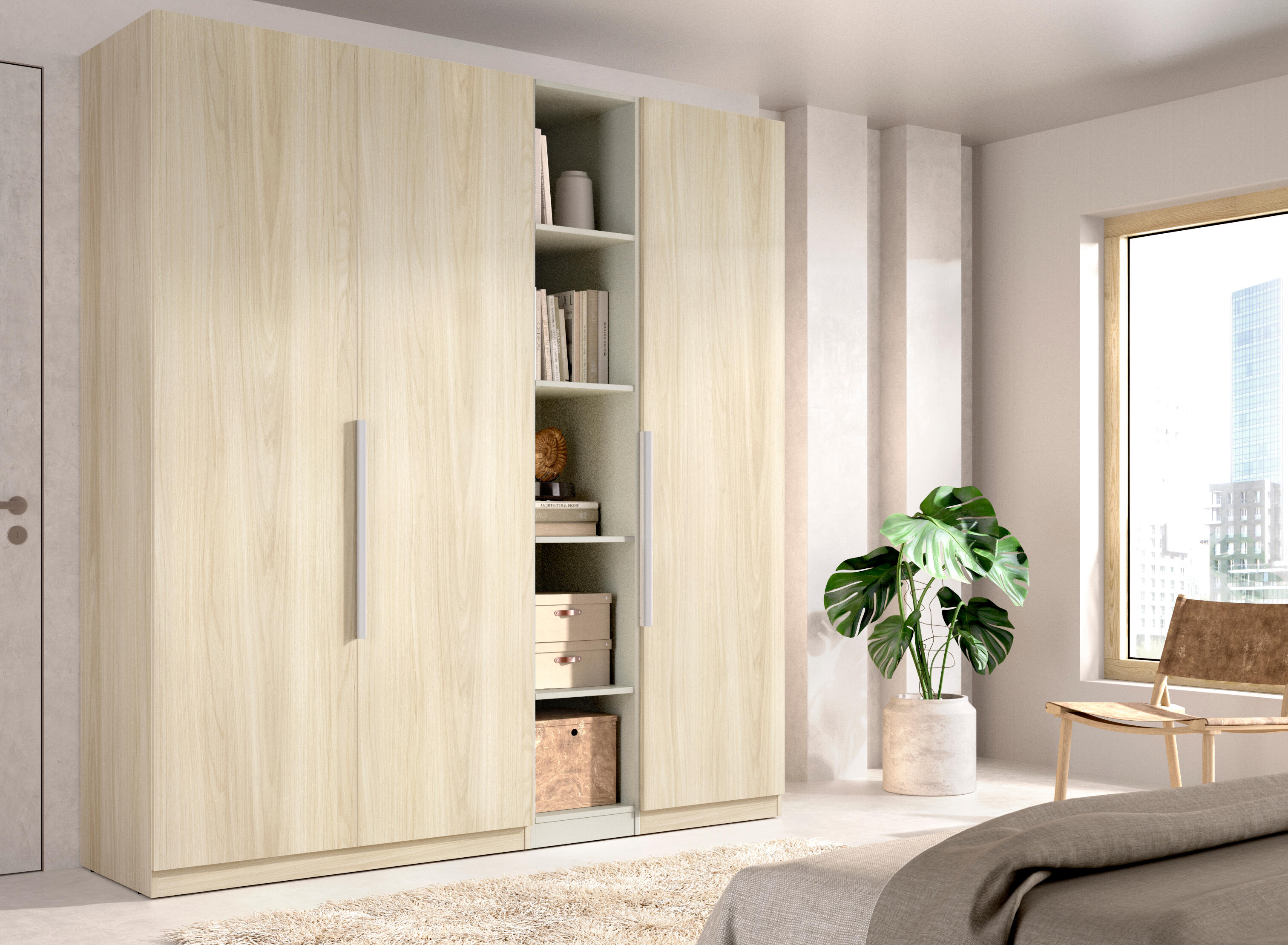 Estantería Five Verde Duna 203.5x34.5x50cm (Ancho x Alto x Fondo) - 6