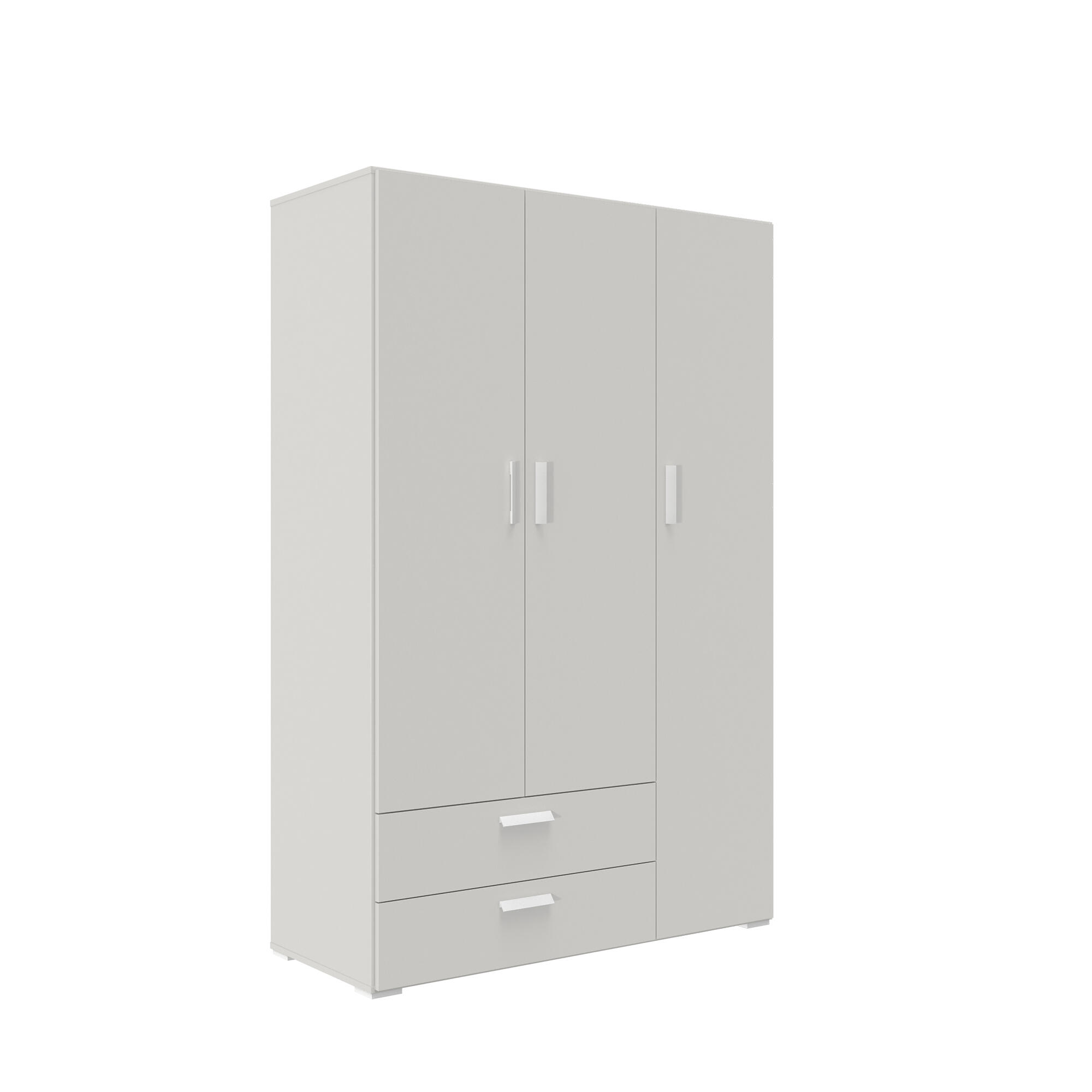Armario puerta abatible one 125x191x53cm blanco