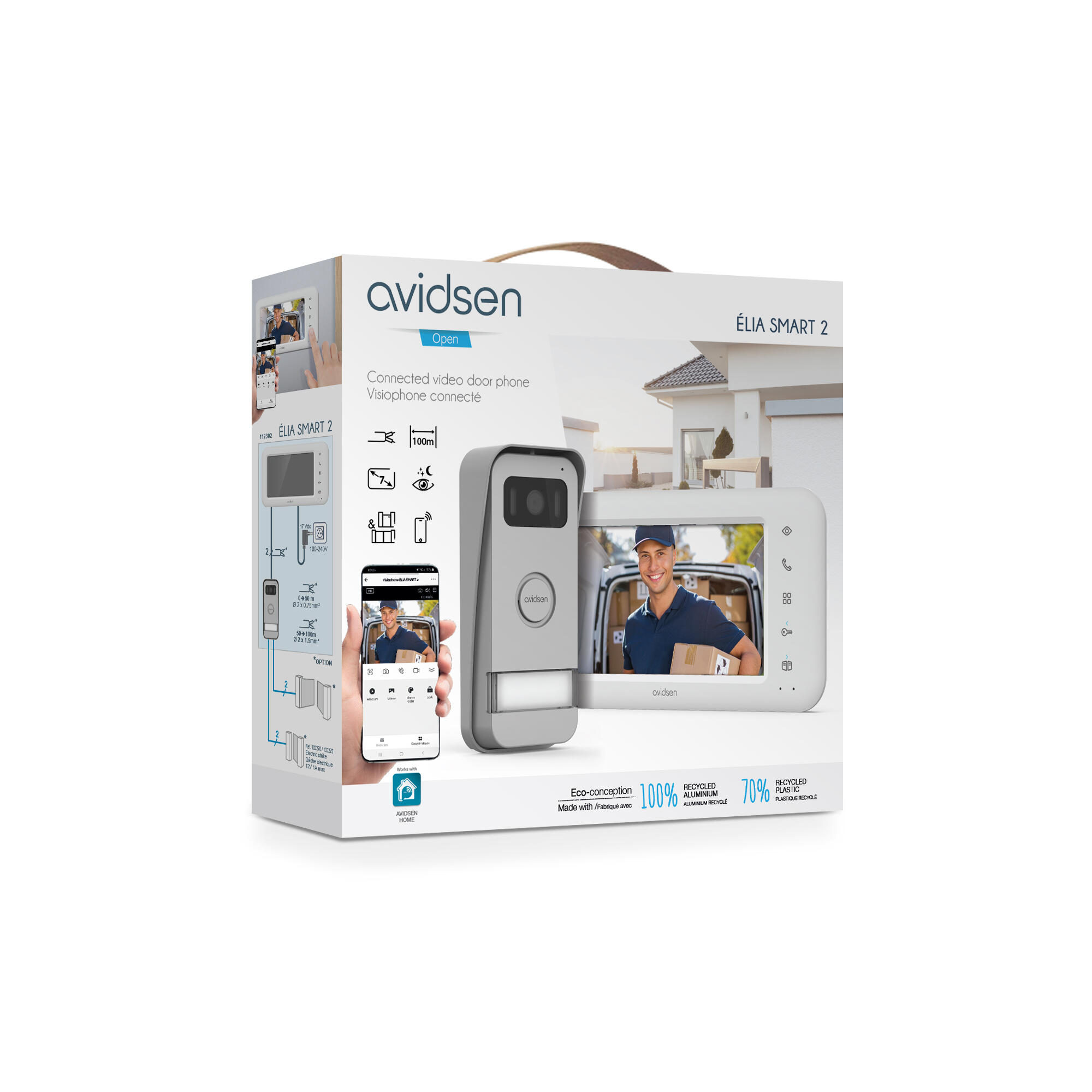 Visiophone filaire connecté 112302, AVIDSEN - 5