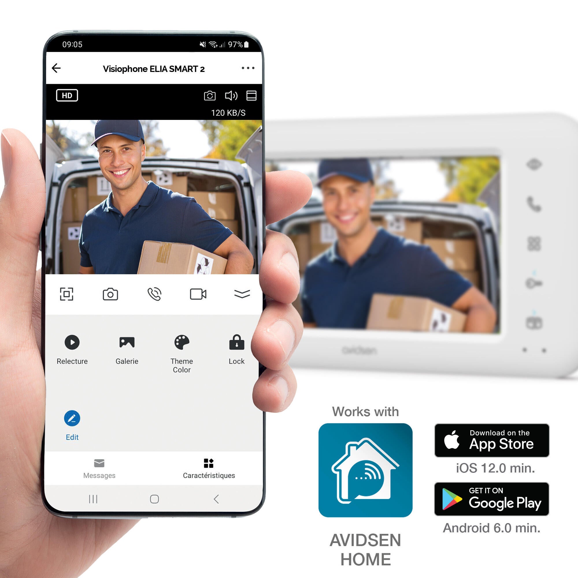 Visiophone Elia Smart 2 - AVIDSEN - 8