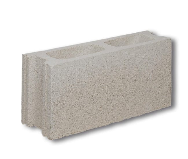 BLOQUE DE HORMIGÓN GRIS 39X19X9 CM - 1