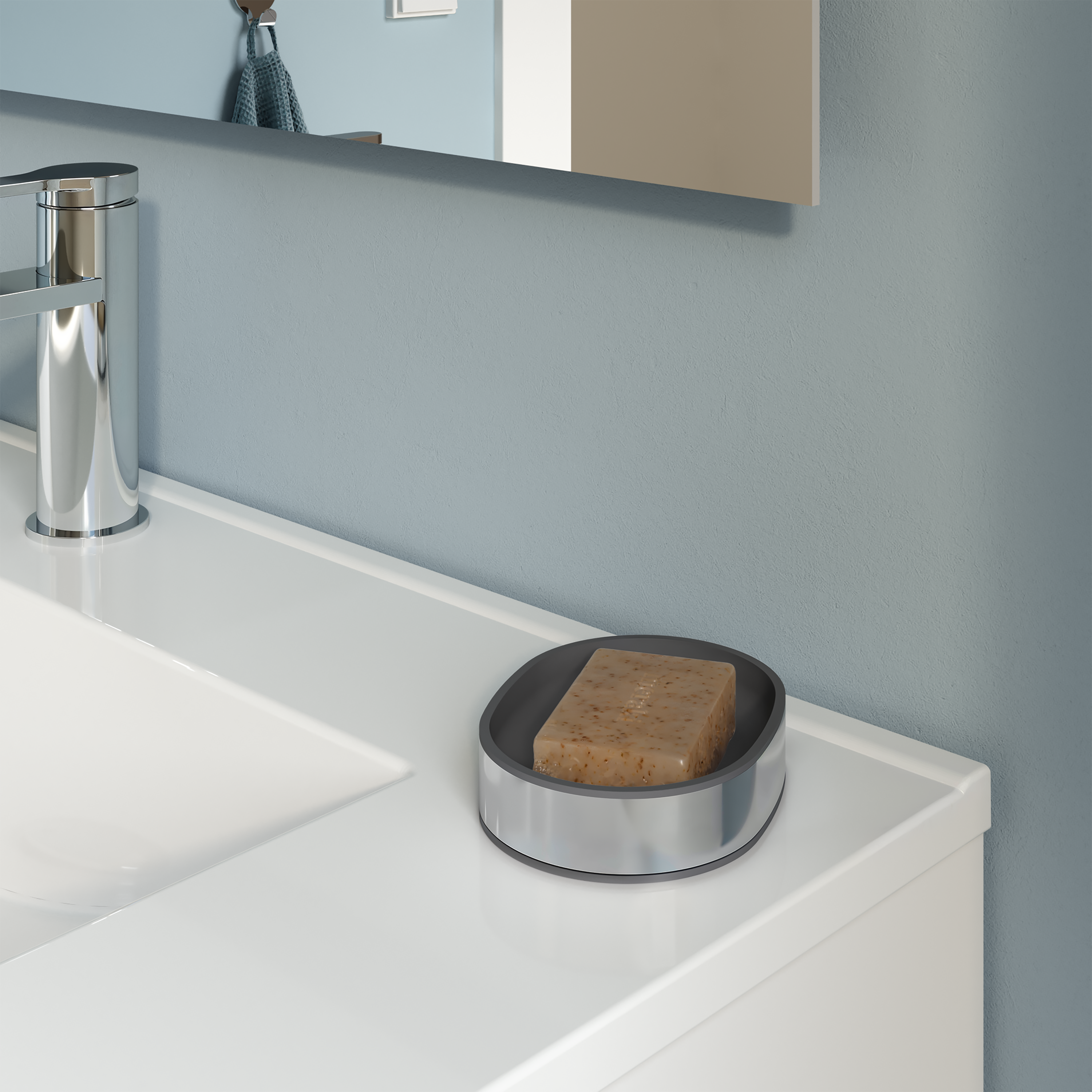 Saboneteira e cromado Sensea Essential - 4