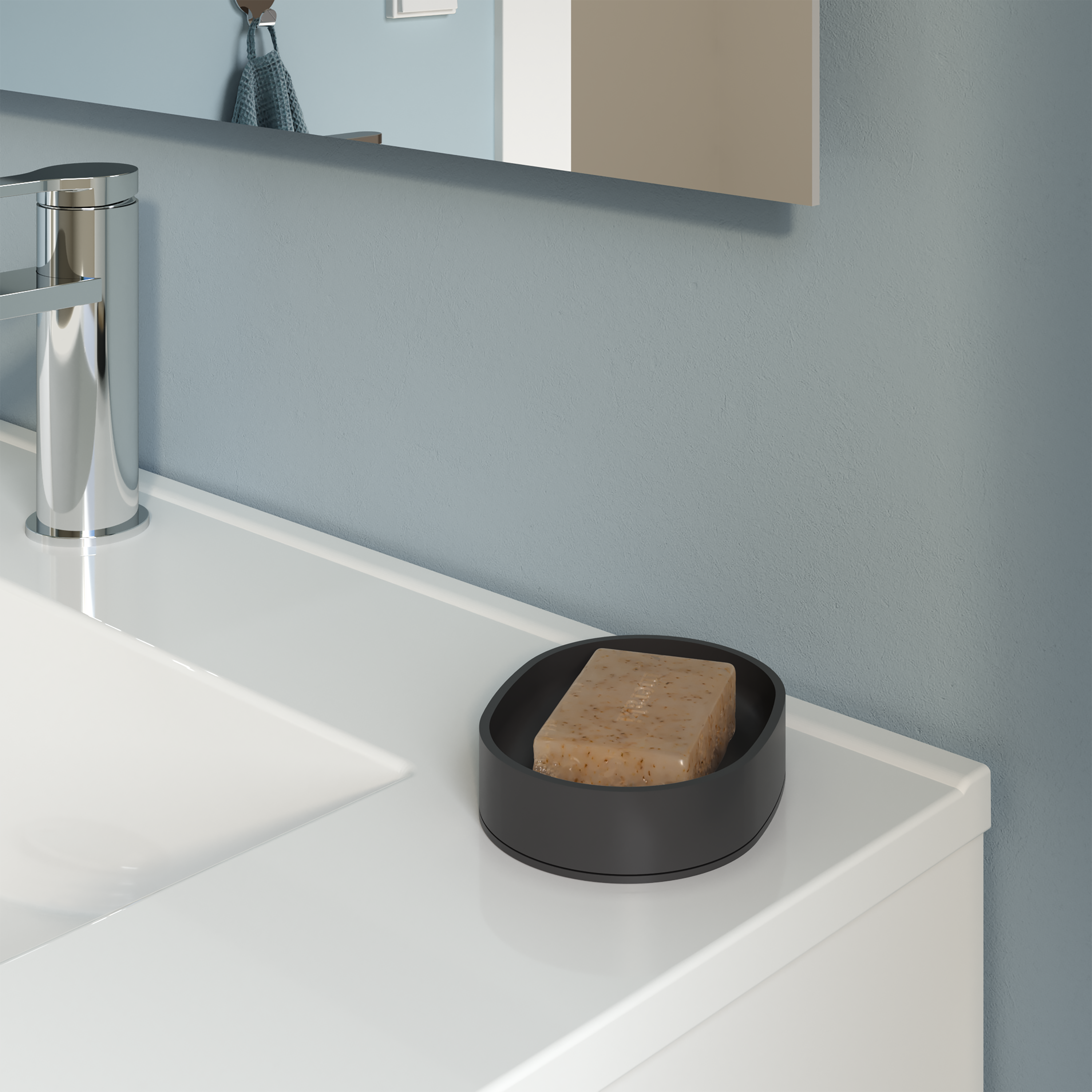 Saboneteira preto mate Sensea Essential - 4