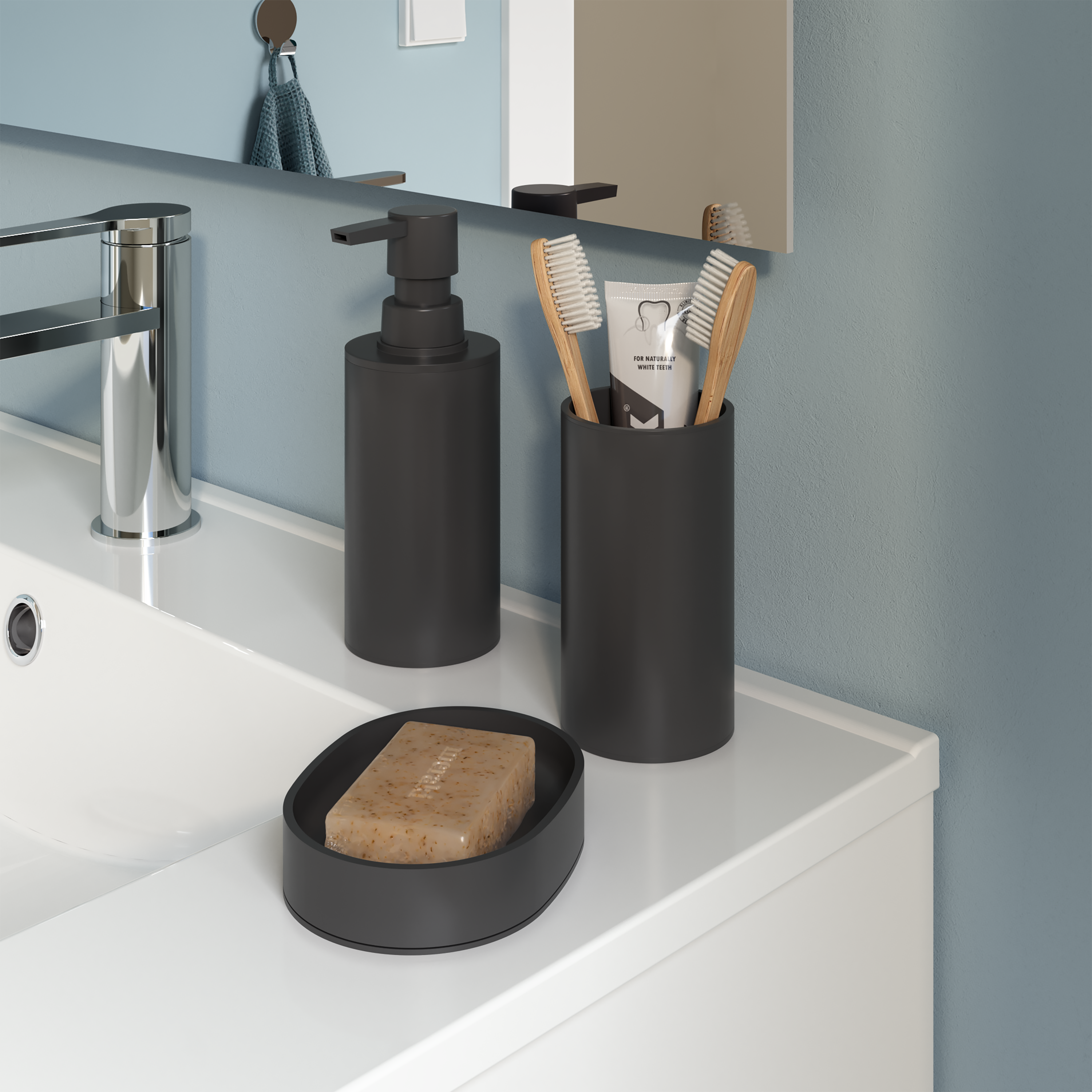 Doseador preto mate Sensea Essential - 2