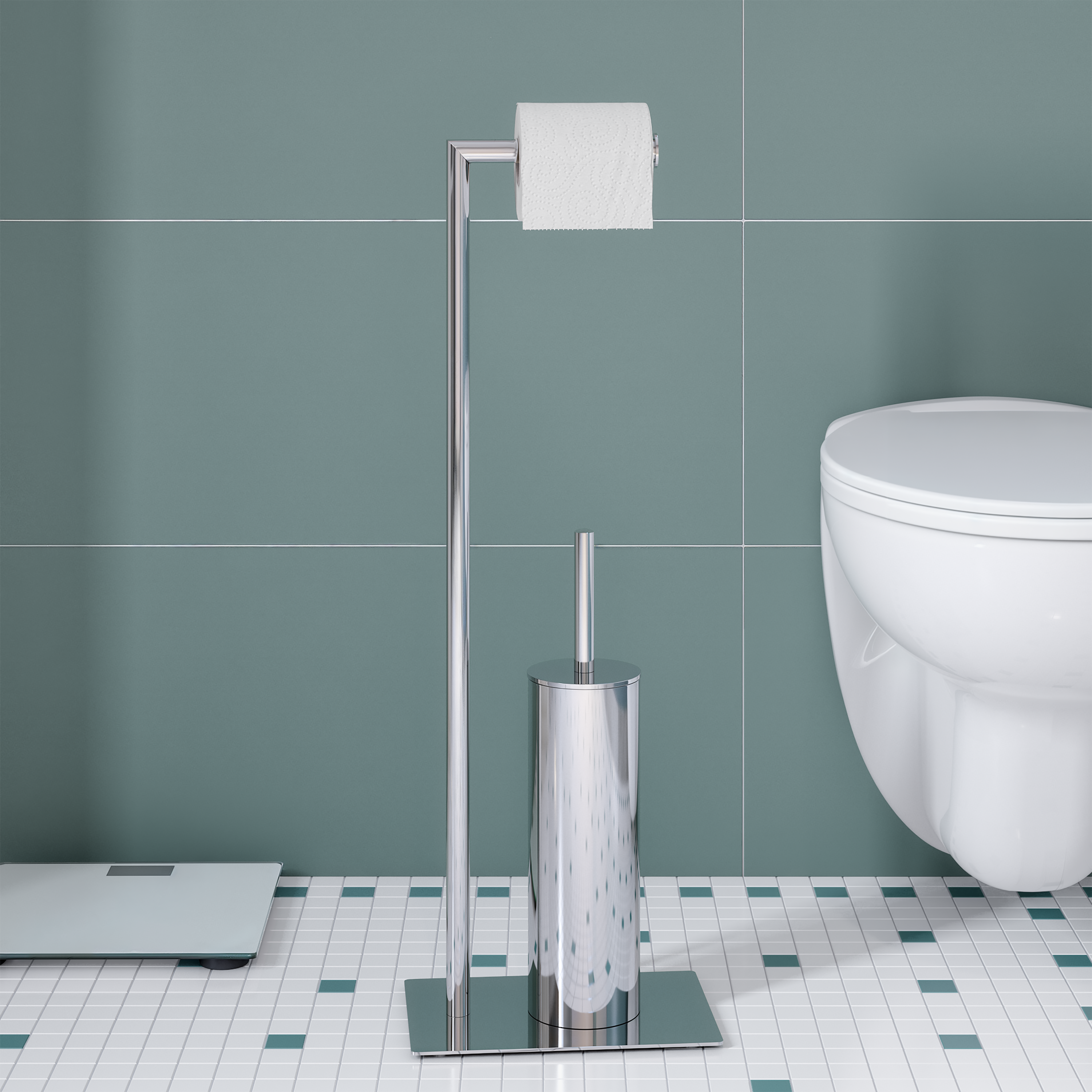 Serviteur WC Essential gris - 2