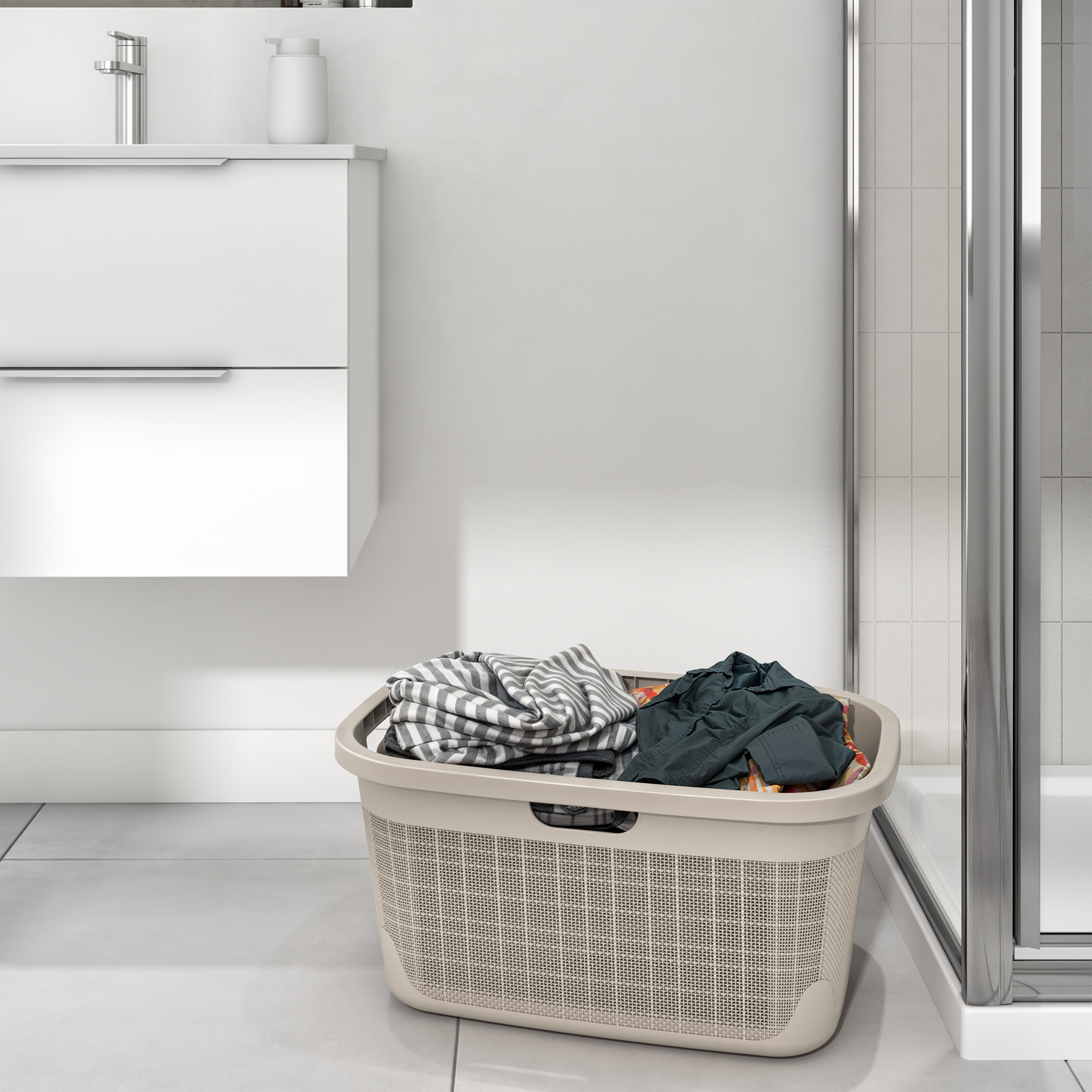 Bac à linge Linen l.38.6 x H.28.2 x P.59.1 cm SENSEA - 2