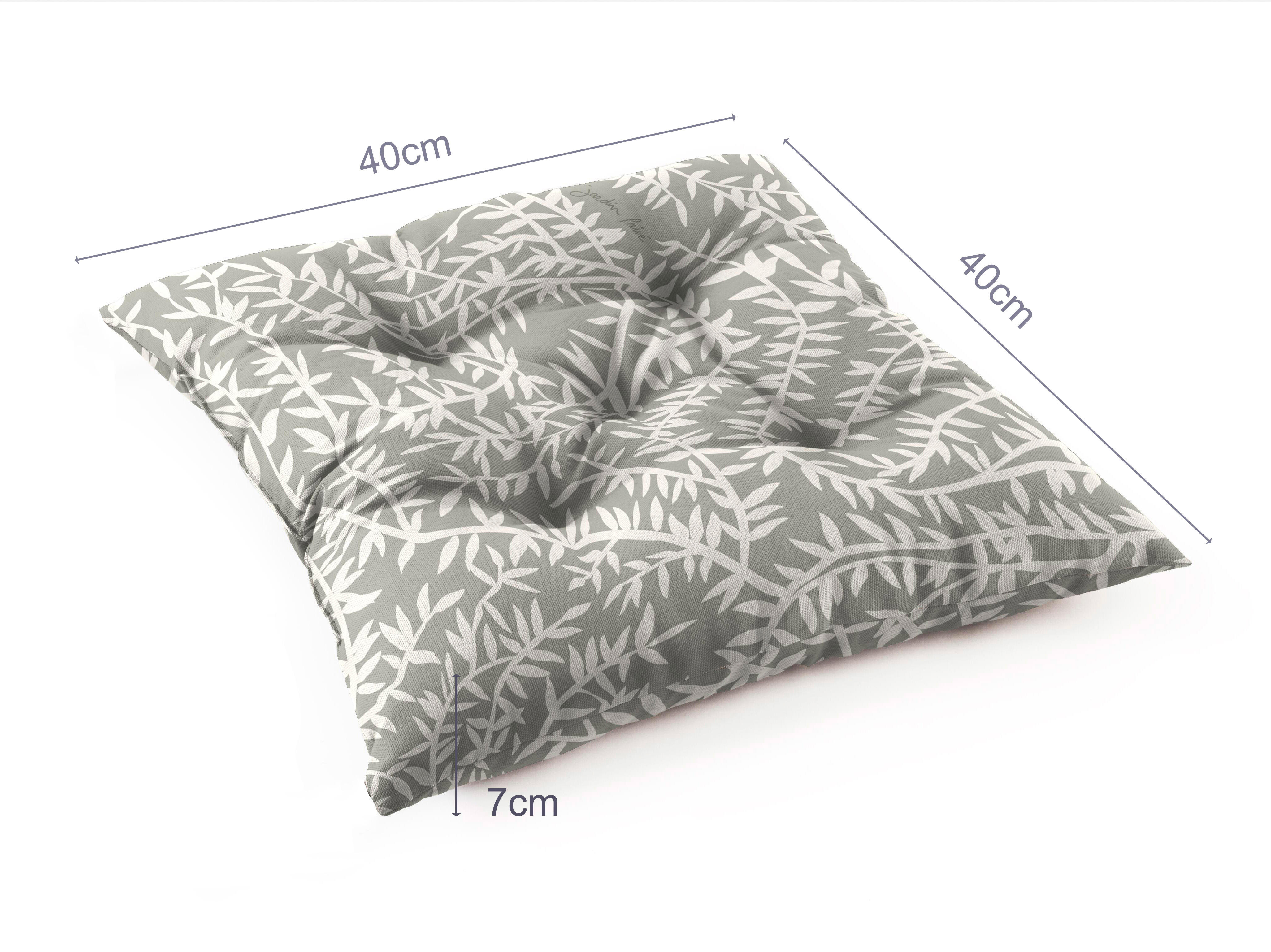 Cojín de silla Capiton Fall verde 40x40 cm - 2