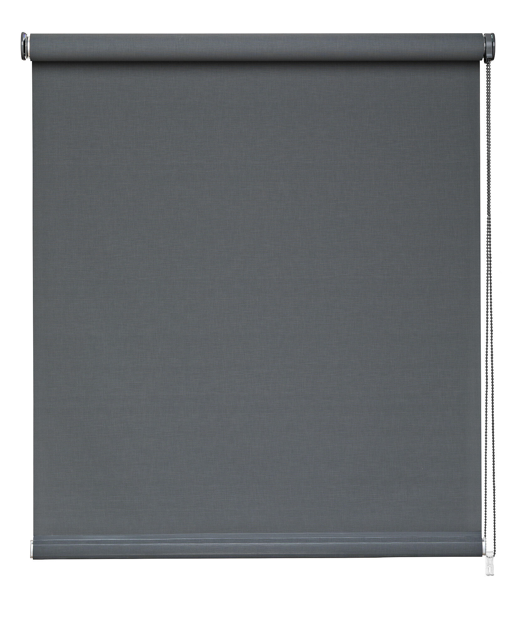 Estor enrollable screen 5% térmico con cadena Industry pvc liso gris oscuro de 220x250cm - 5