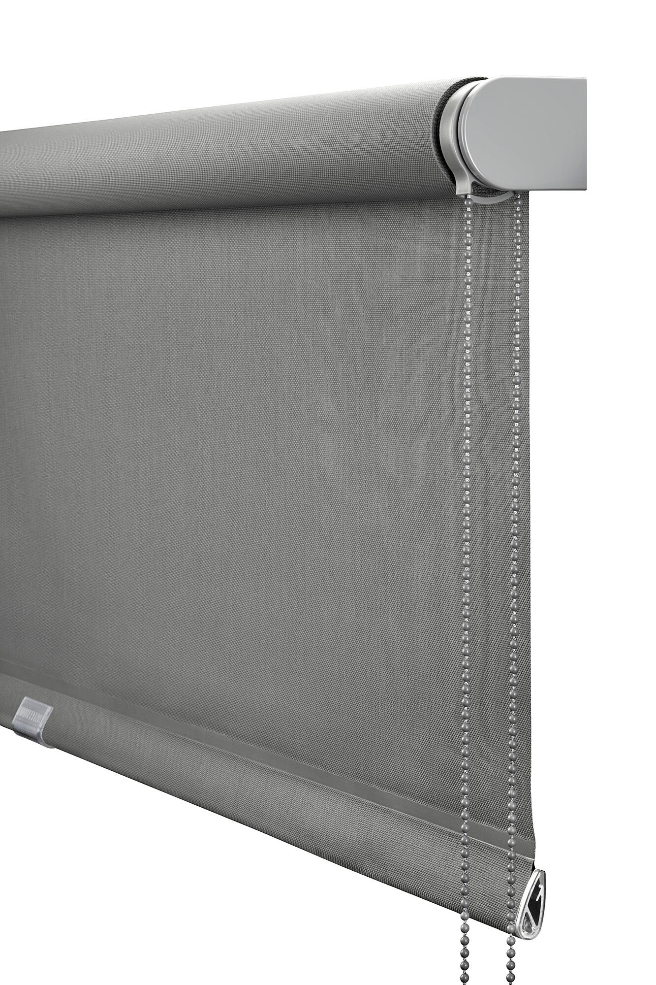 Estor enrollable screen 5% térmico con cadena Industry pvc liso gris oscuro de 220x250cm - 6