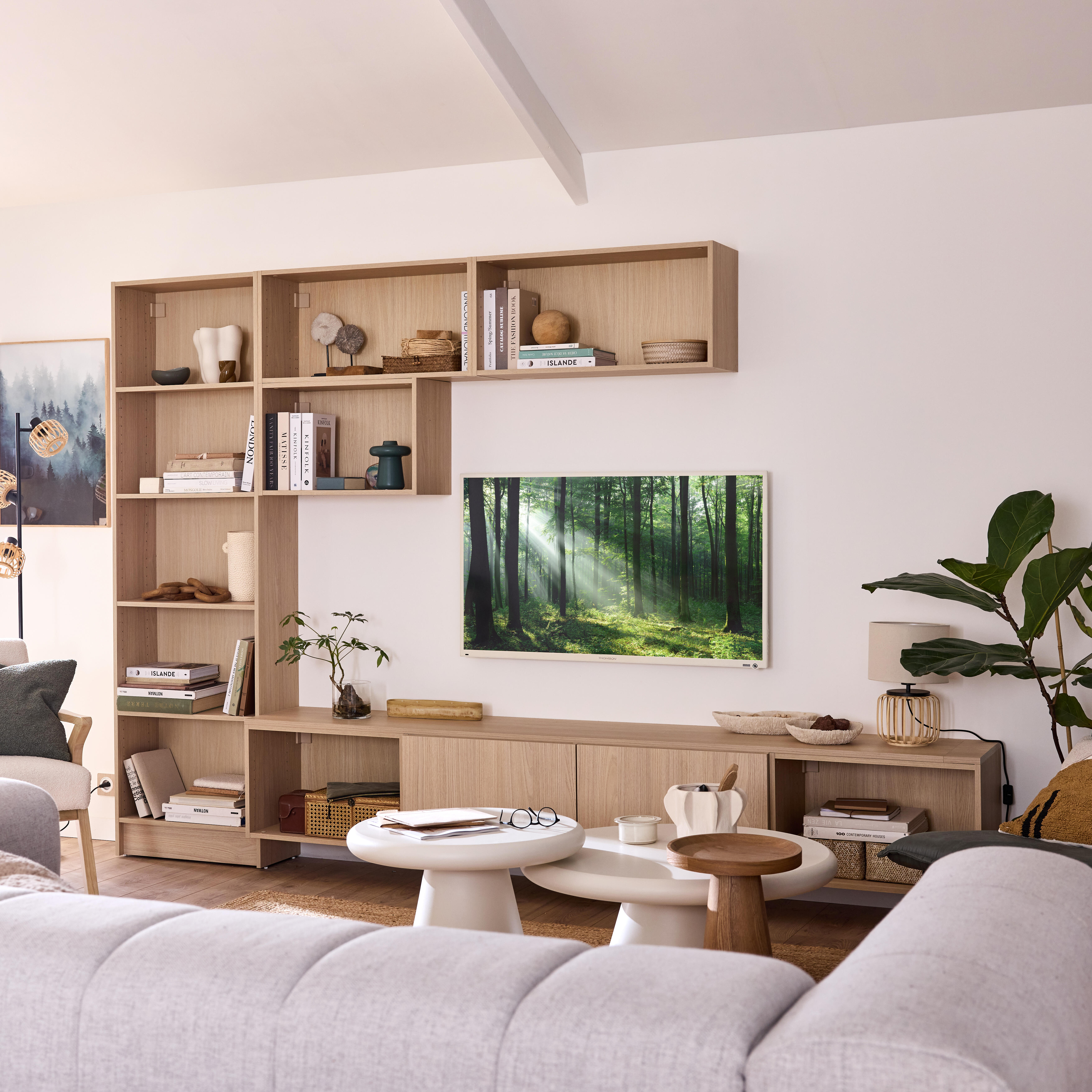 Módulo 38,4x60x38 cm carvalho Spaceo Evo'M - 8