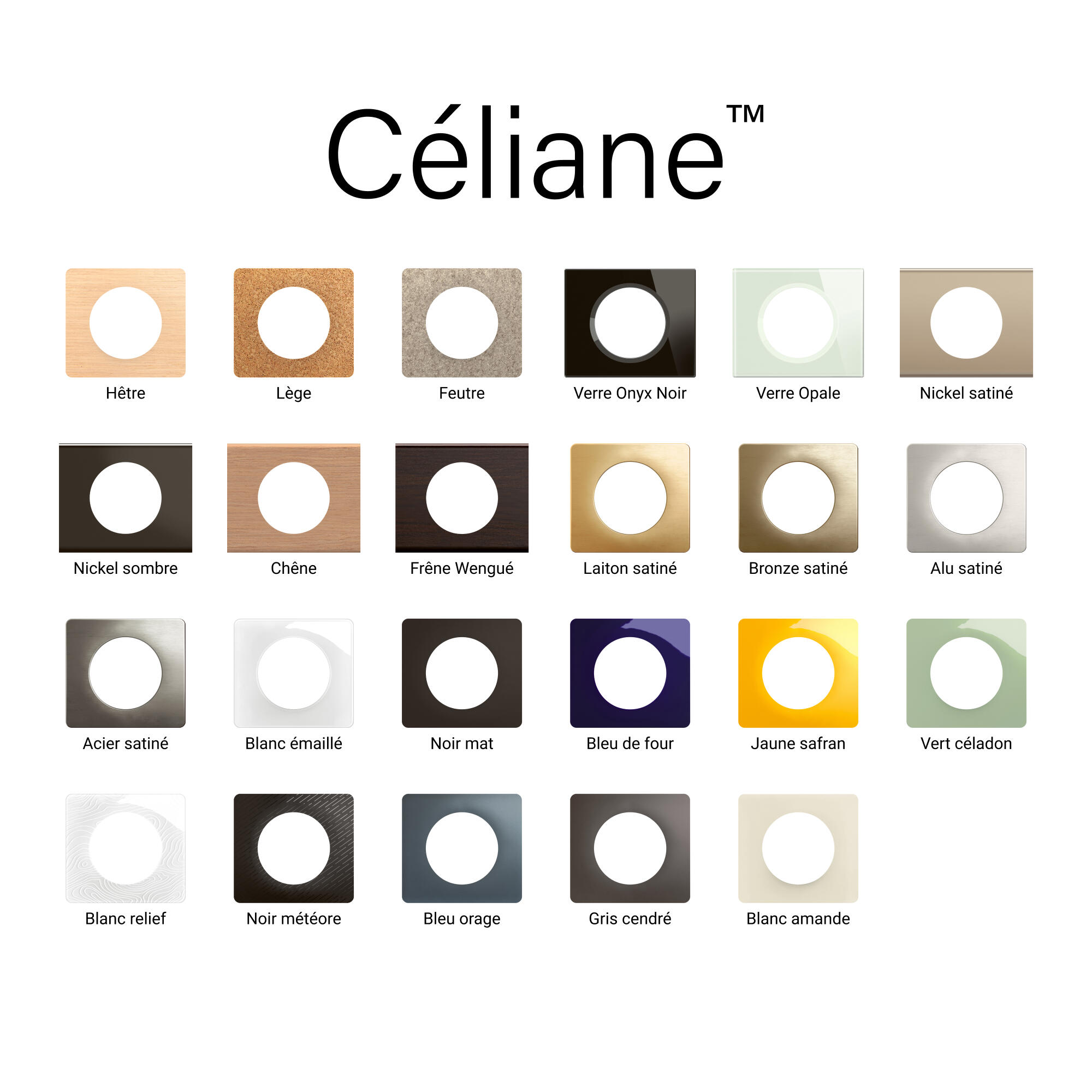 Plaque quadruple Céliane, LEGRAND blanc - 4