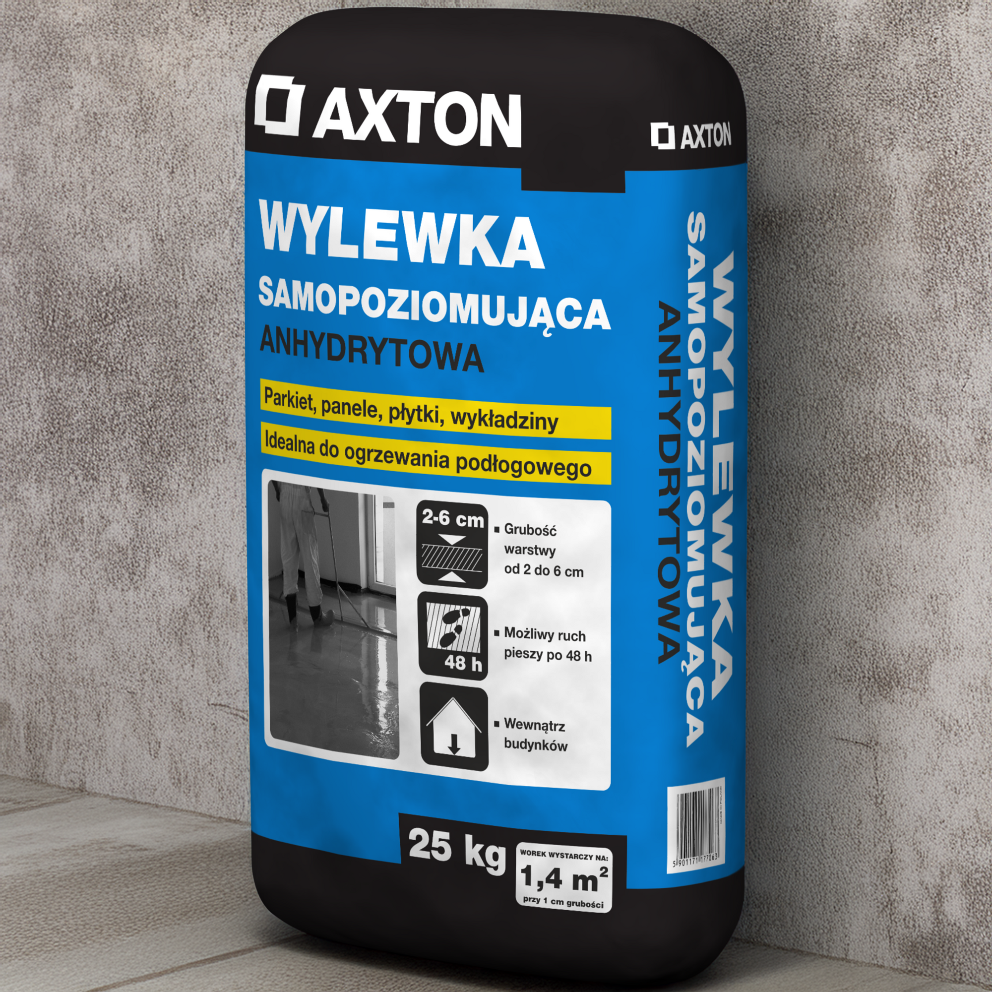 Axton wylewka anhydrytowa 25 kg.