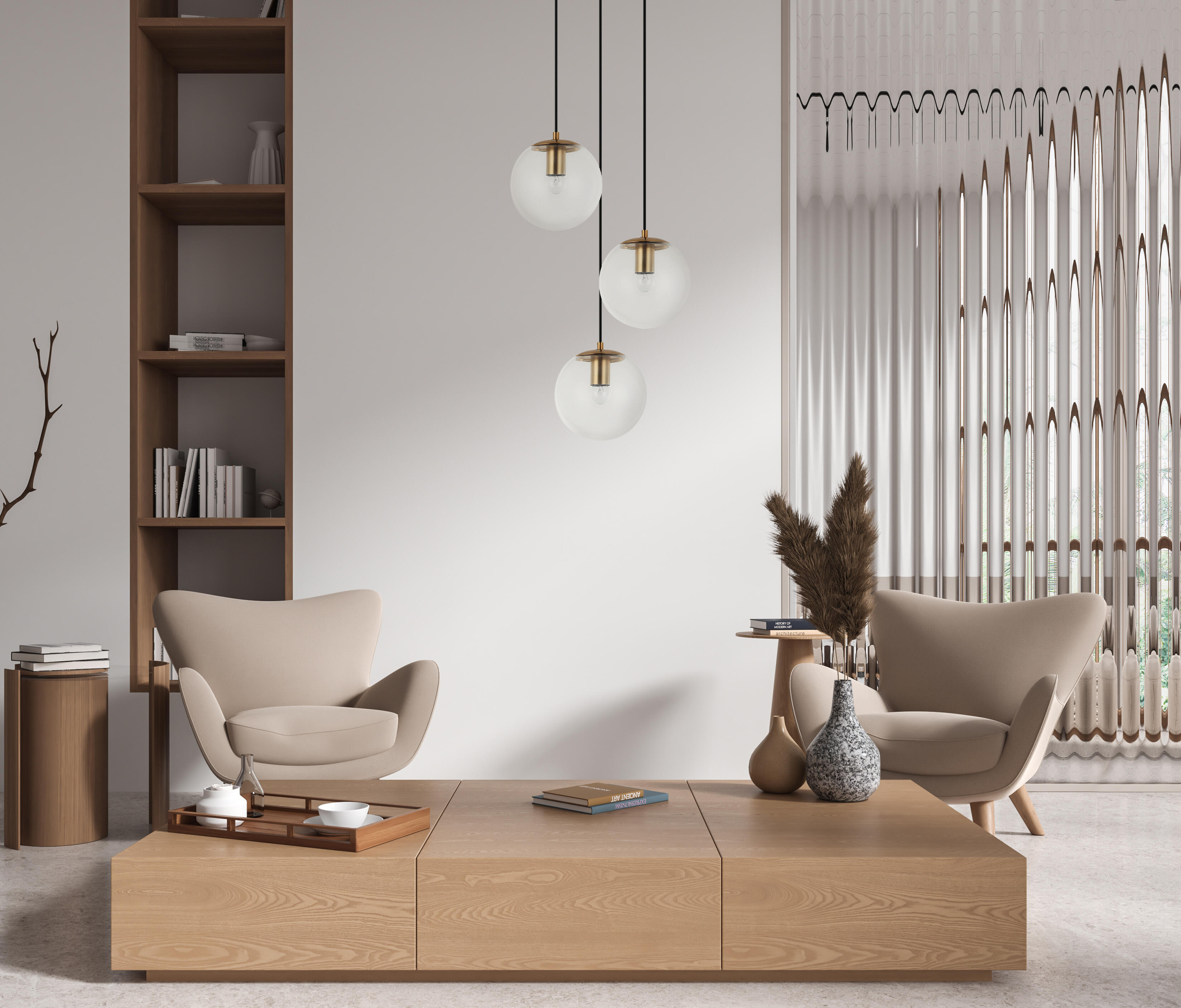 Lampa wisząca Sarpo złota 3 x E27 Italux - 2