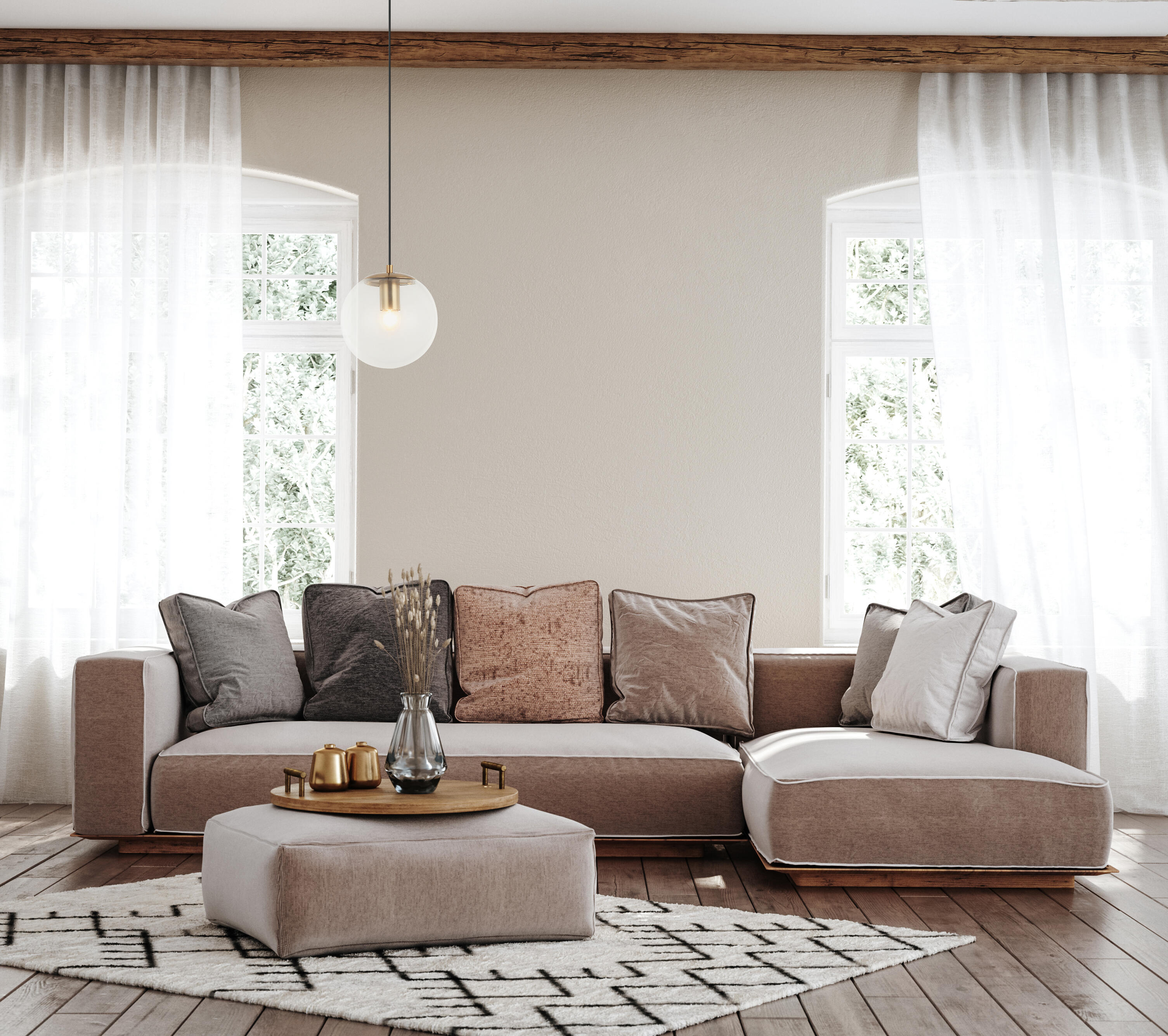 Lampa wisząca Sarpo złota E27 Italux - 2