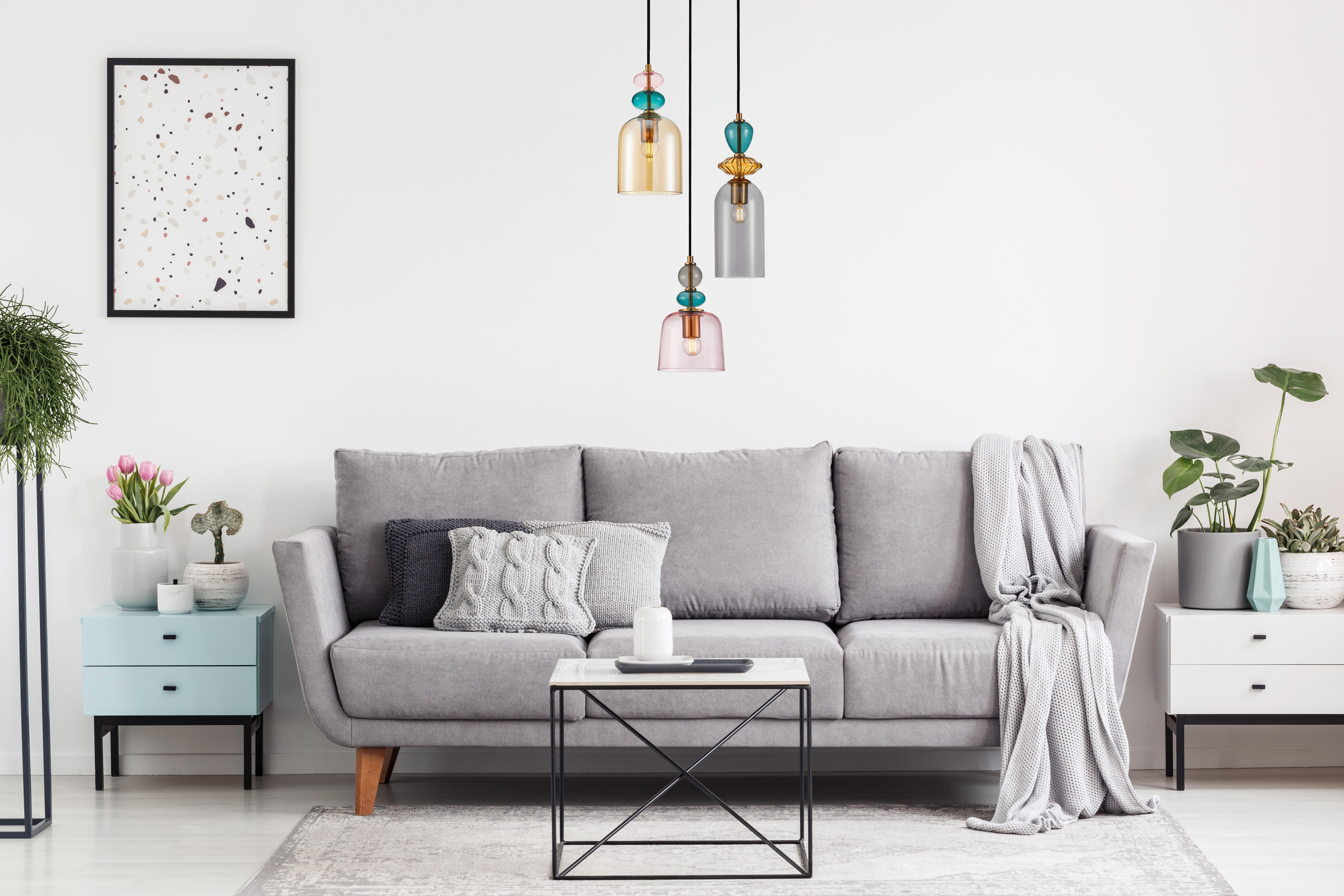 Lampa wisząca Namos 3 x E27 Italux - 2