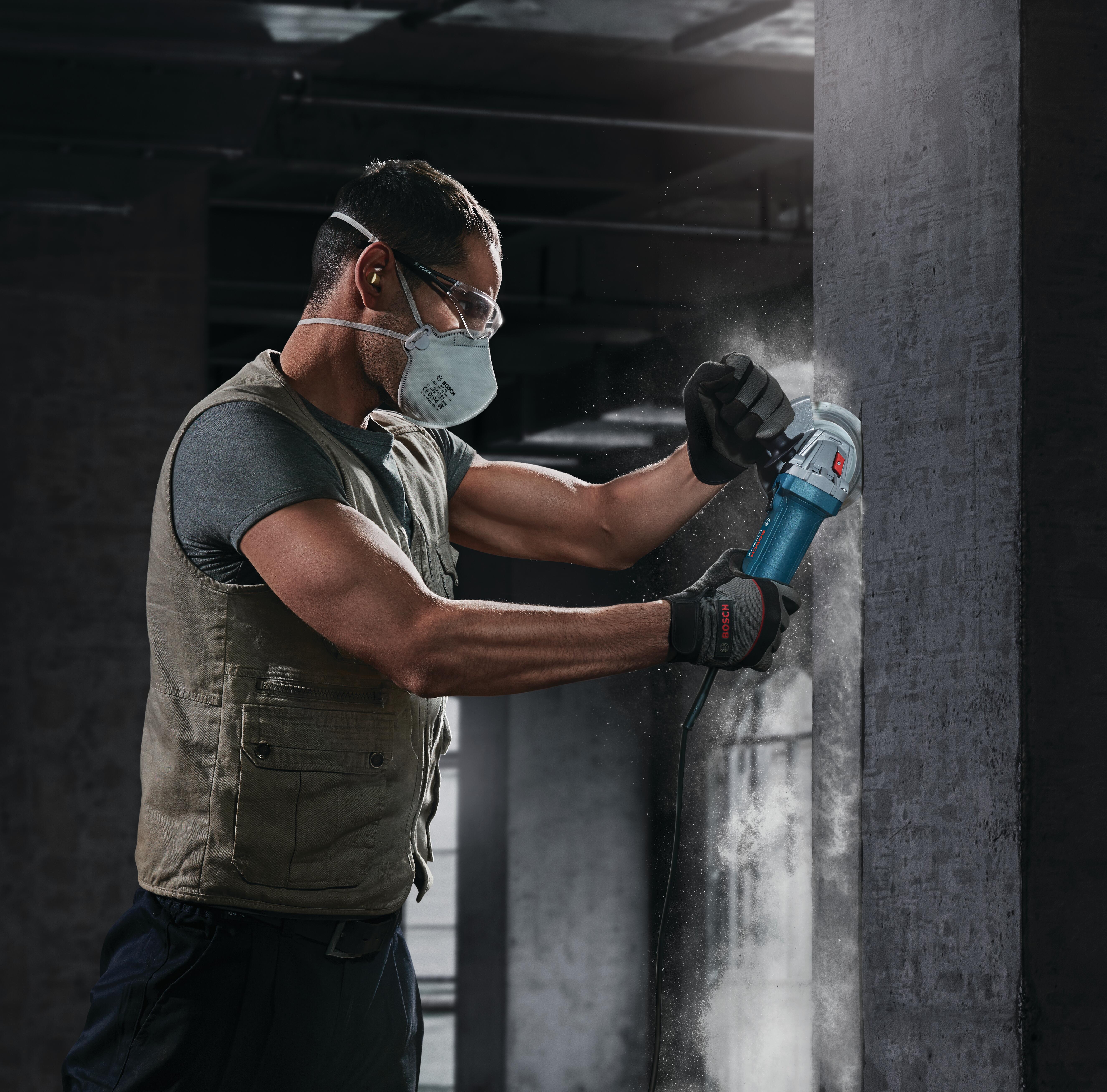 AMOLADORA BOSCH GW9-125S 900W 125MM - 8