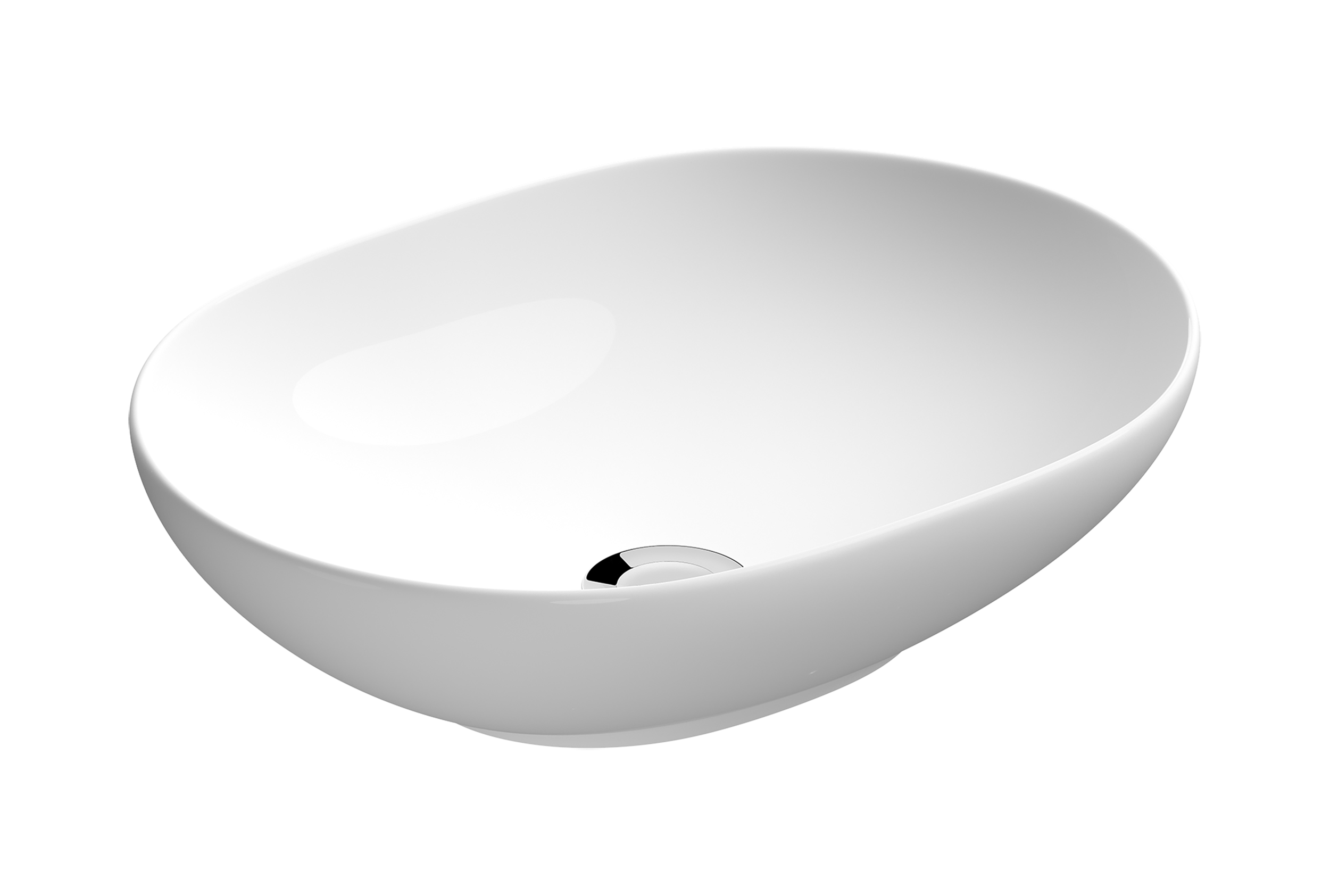 Umywalka ceramiczna nablatowa Savio 50x38 cm