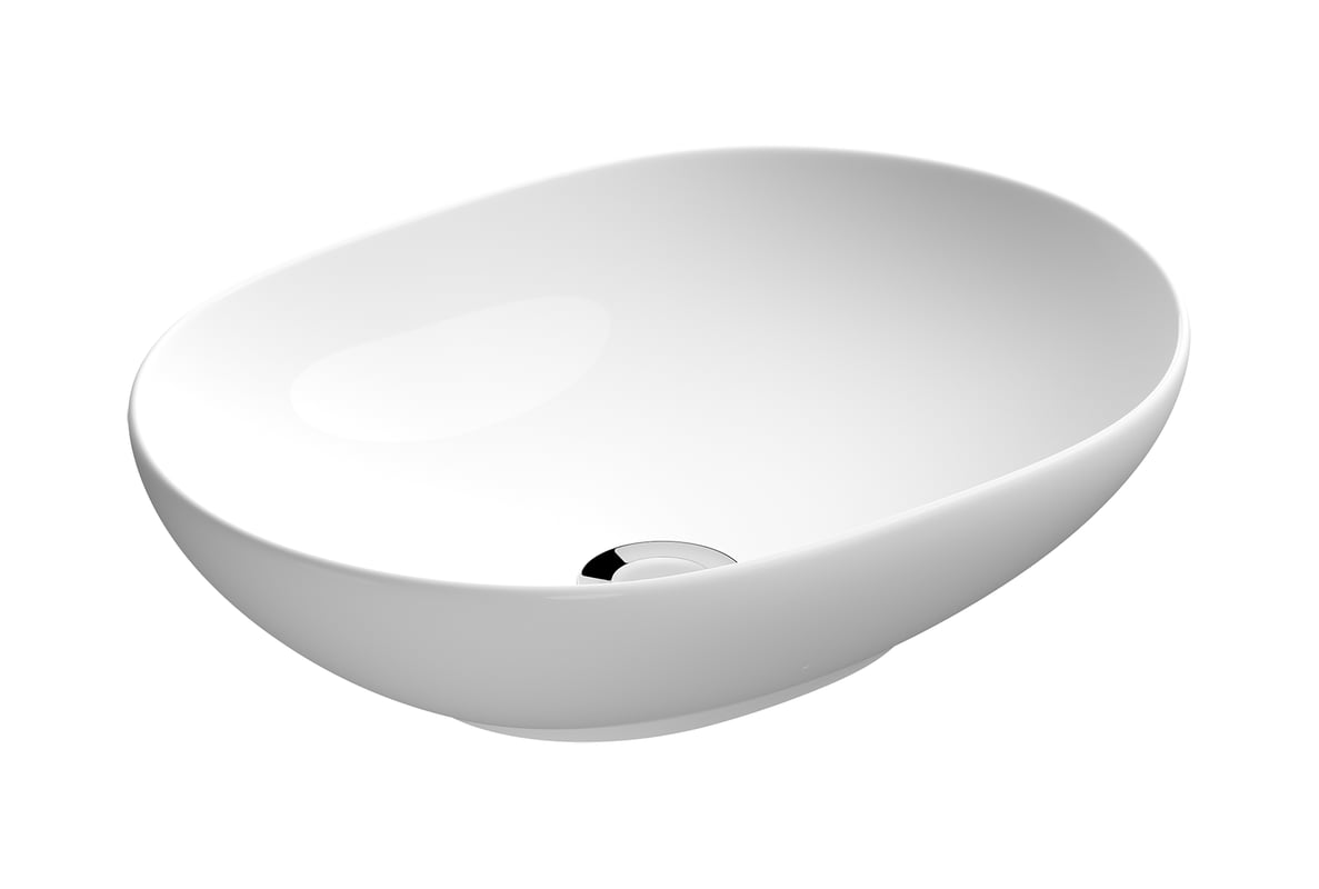 Umywalka ceramiczna nablatowa Savio 50x38 cm