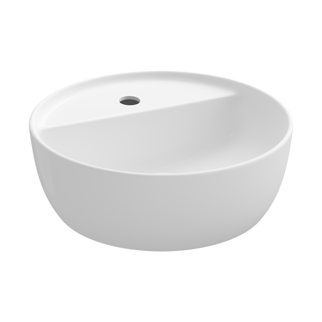 Umywalka ceramiczna nablatowa Moduo 40x40 cm biała Cersanit