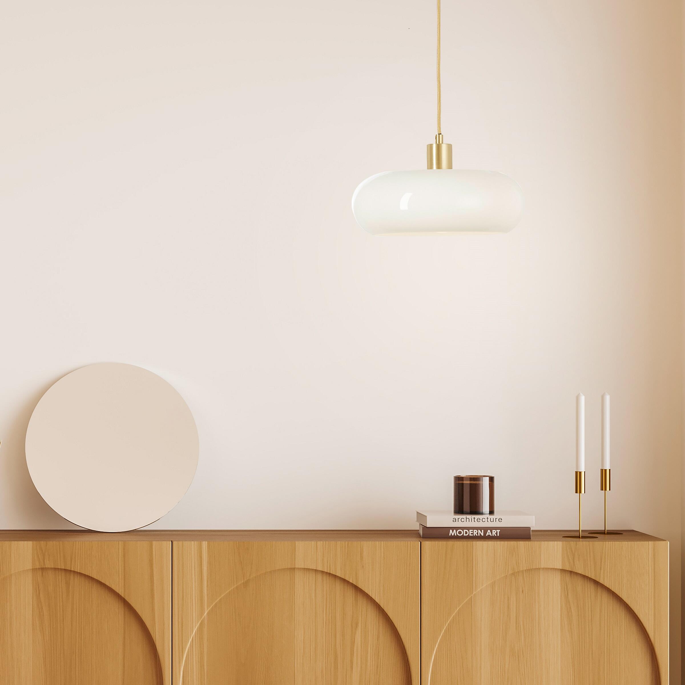 Suspension Arancia verre, blanc, Diam.27.5 cm, E27 - 2