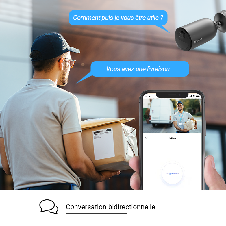 Caméra de surveillance extérieure motorisé EZVIZ - 2