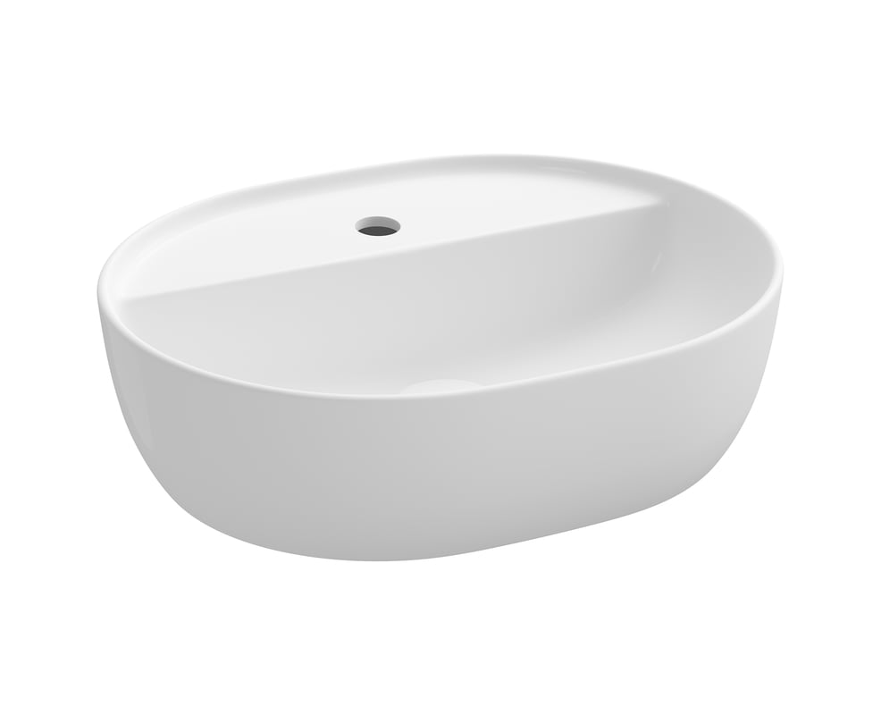 Umywalka ceramiczna nablatowa Moduo 50x40 cm Cersanit