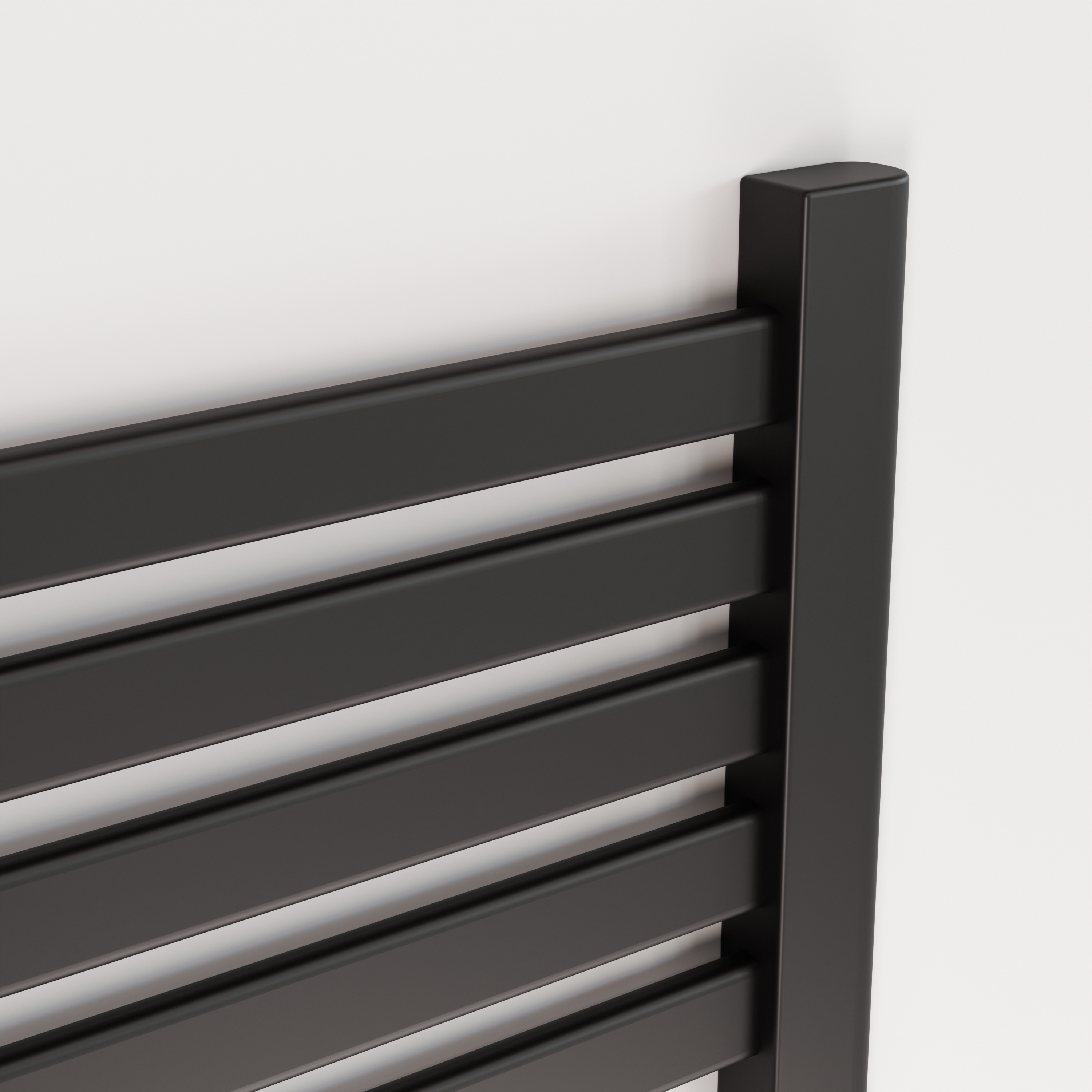 Grzejnik KENT 80x45 cm Czarny Mat 385W Roz 40cm 10 Bar DURATERM - 5