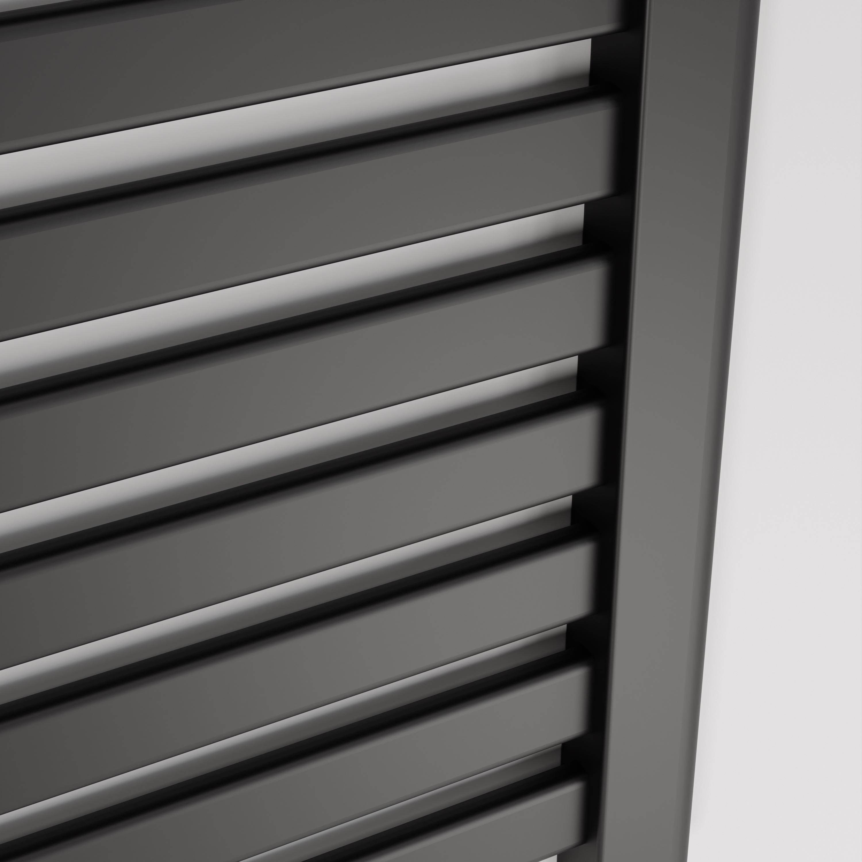 Grzejnik KENT 80x45 cm Czarny Mat 385W Roz 40cm 10 Bar DURATERM - 6