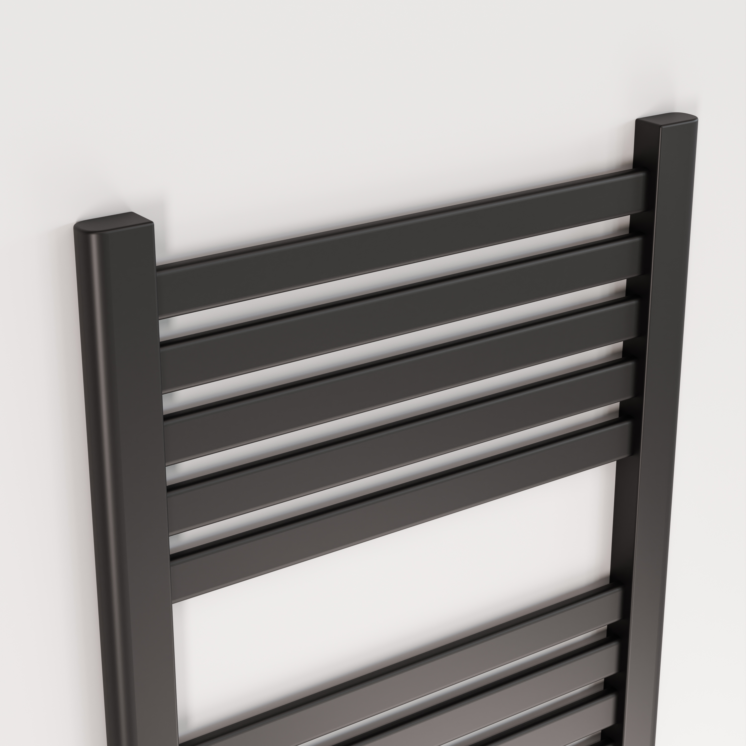 Grzejnik KENT 80x45 cm Czarny Mat 385W Roz 40cm 10 Bar DURATERM - 7