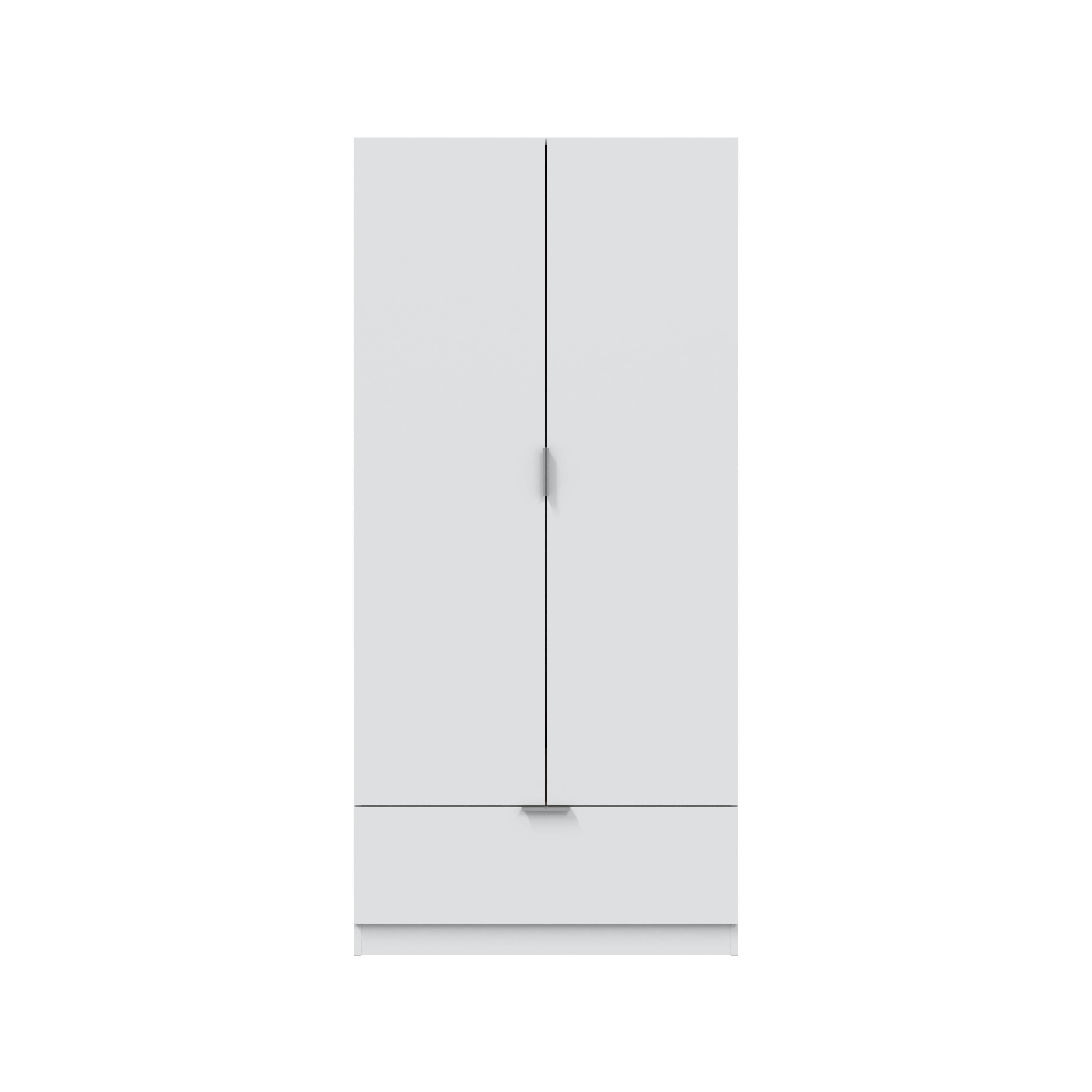 Armario Tuc 80x170x50cm con 2 puertas color blanco 1 cajón - 7