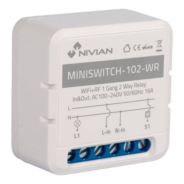 MÓDULO RELE WIFI 1 LINHA NIVIAN
