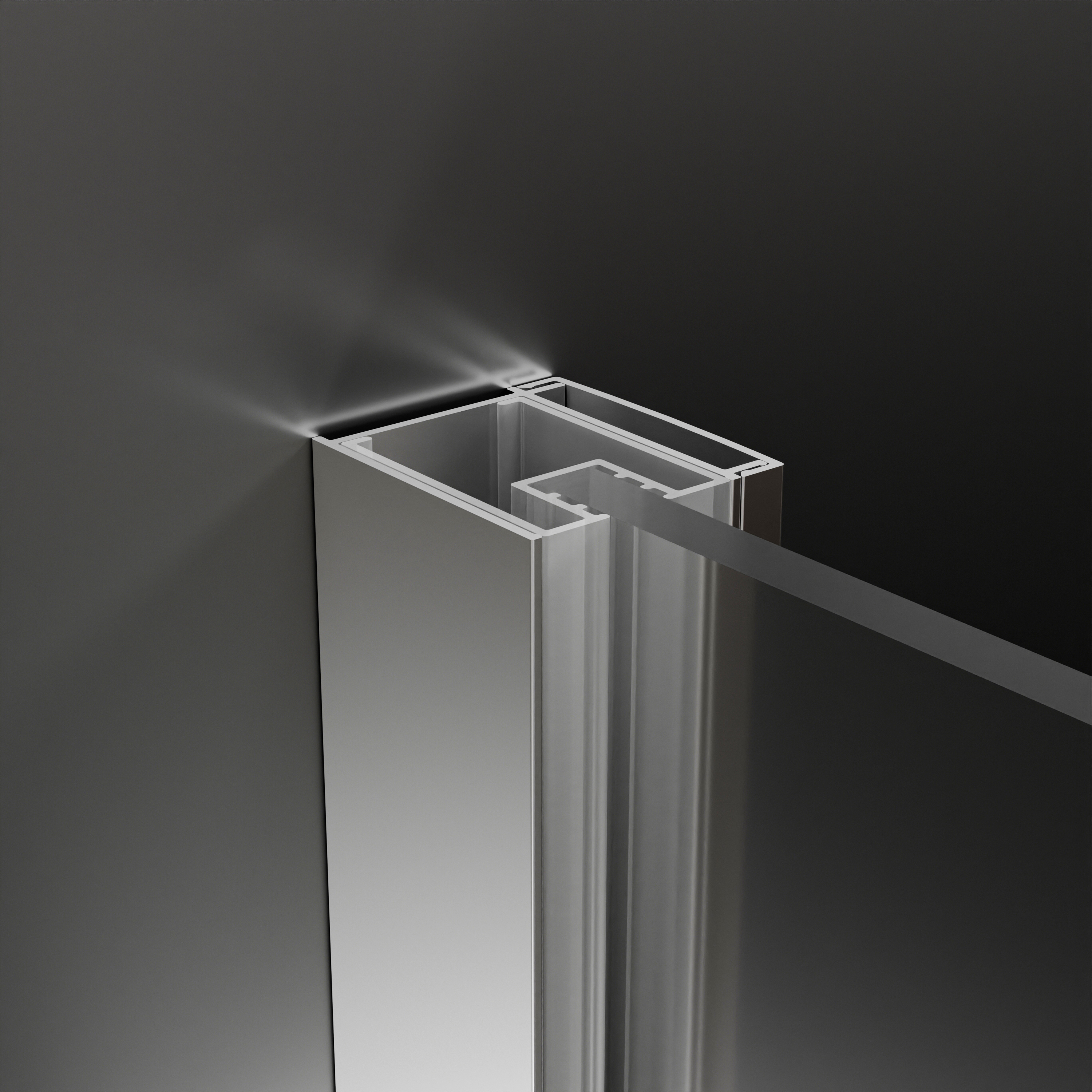 Kabina prysznicowa Titanium Open 90x90 cm chrom Durasan - 5