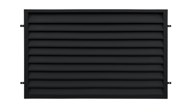 Przęsło ogrodzeniowe Kreta 2x1.2 m czarne Polbram