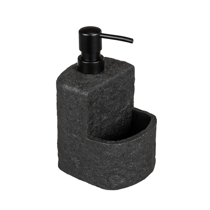 Dozownik do płynu do mycia naczyń czarny Festival Stone