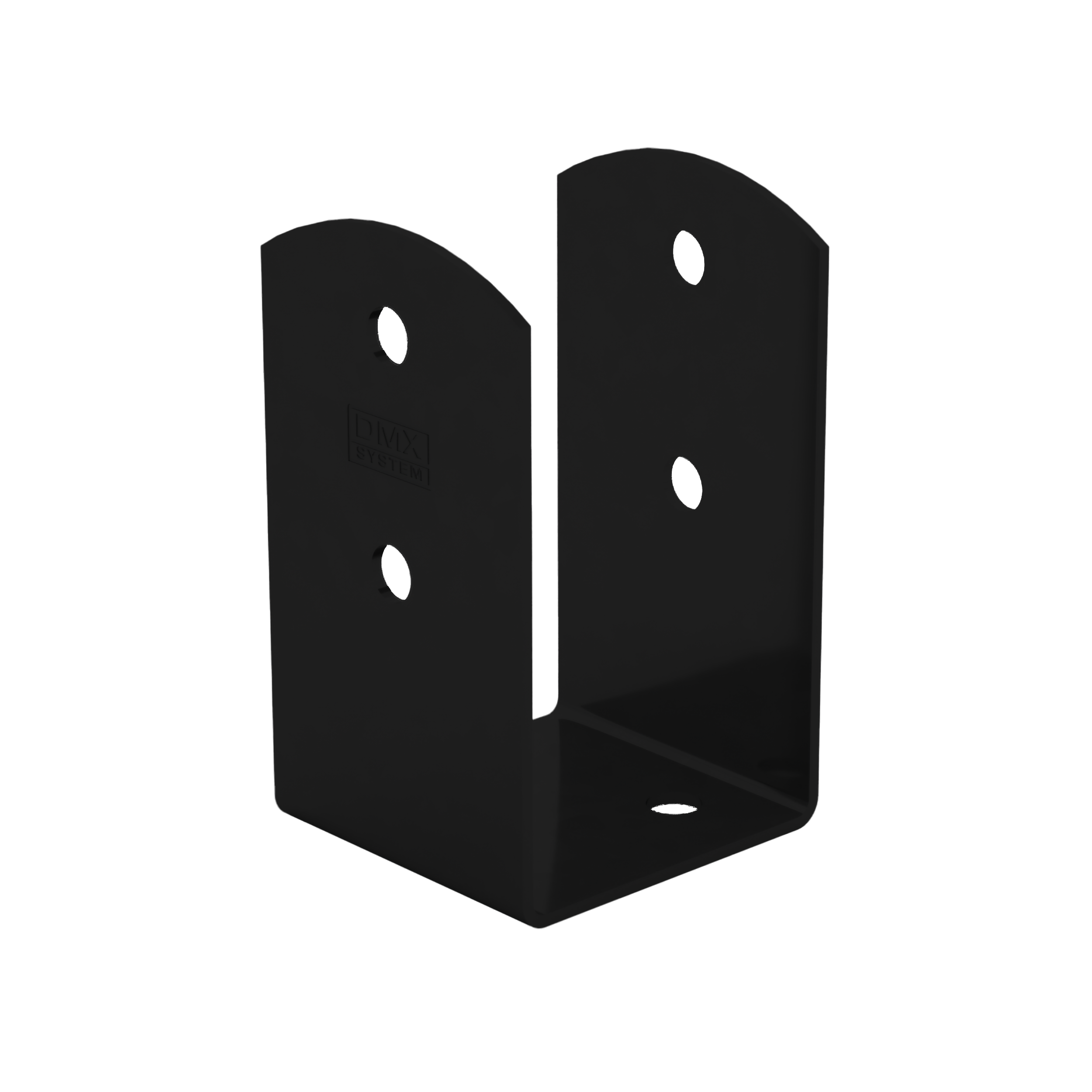 Podstawa słupa 71x71x120 mm PSOL 70 czarna Domax