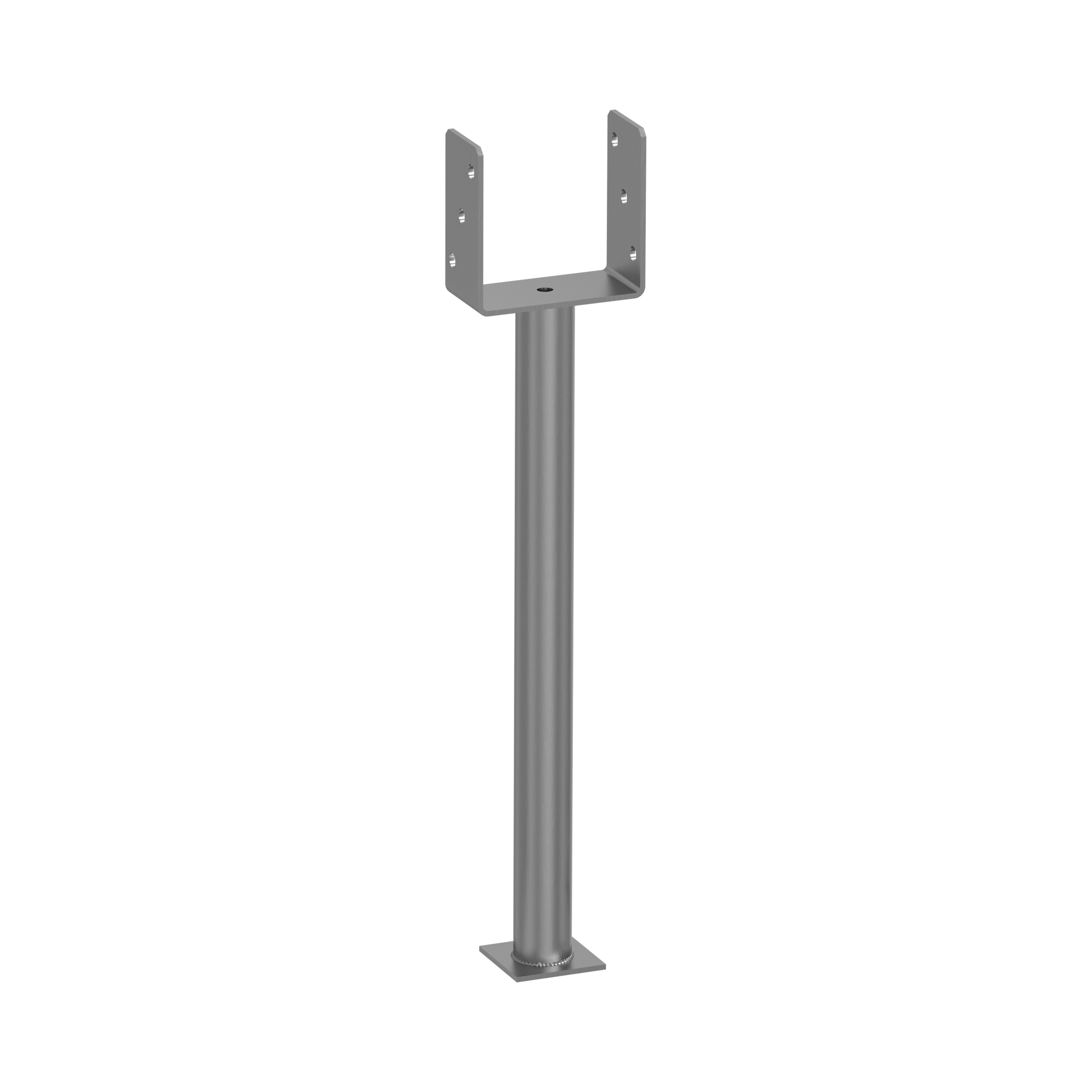 Podstawa słupa 121x628x124 mm PS 120U  R500 ZN ocynk Domax