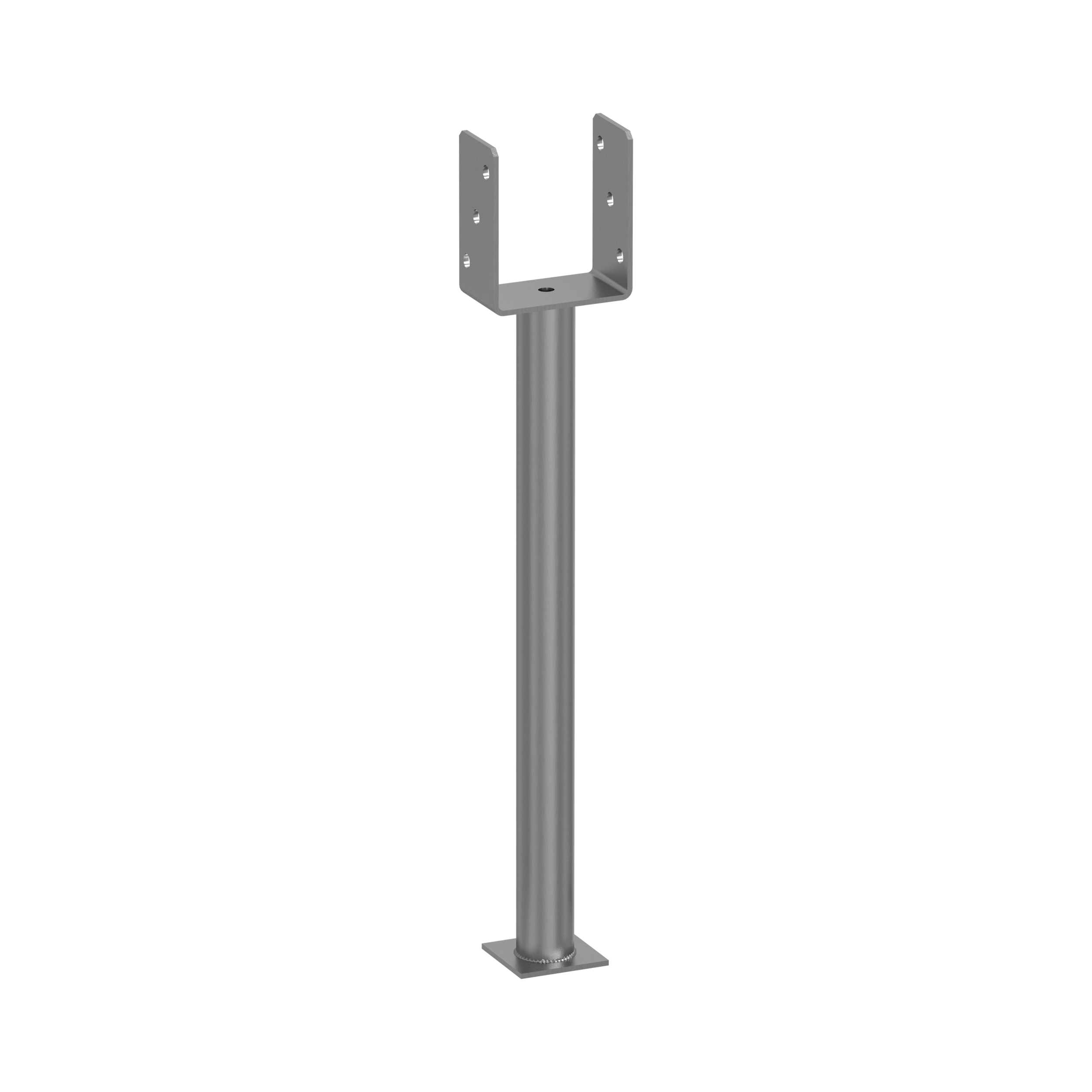 Podstawa słupa 101x628x124 mm PS 100U R500 ZN ocynk Domax