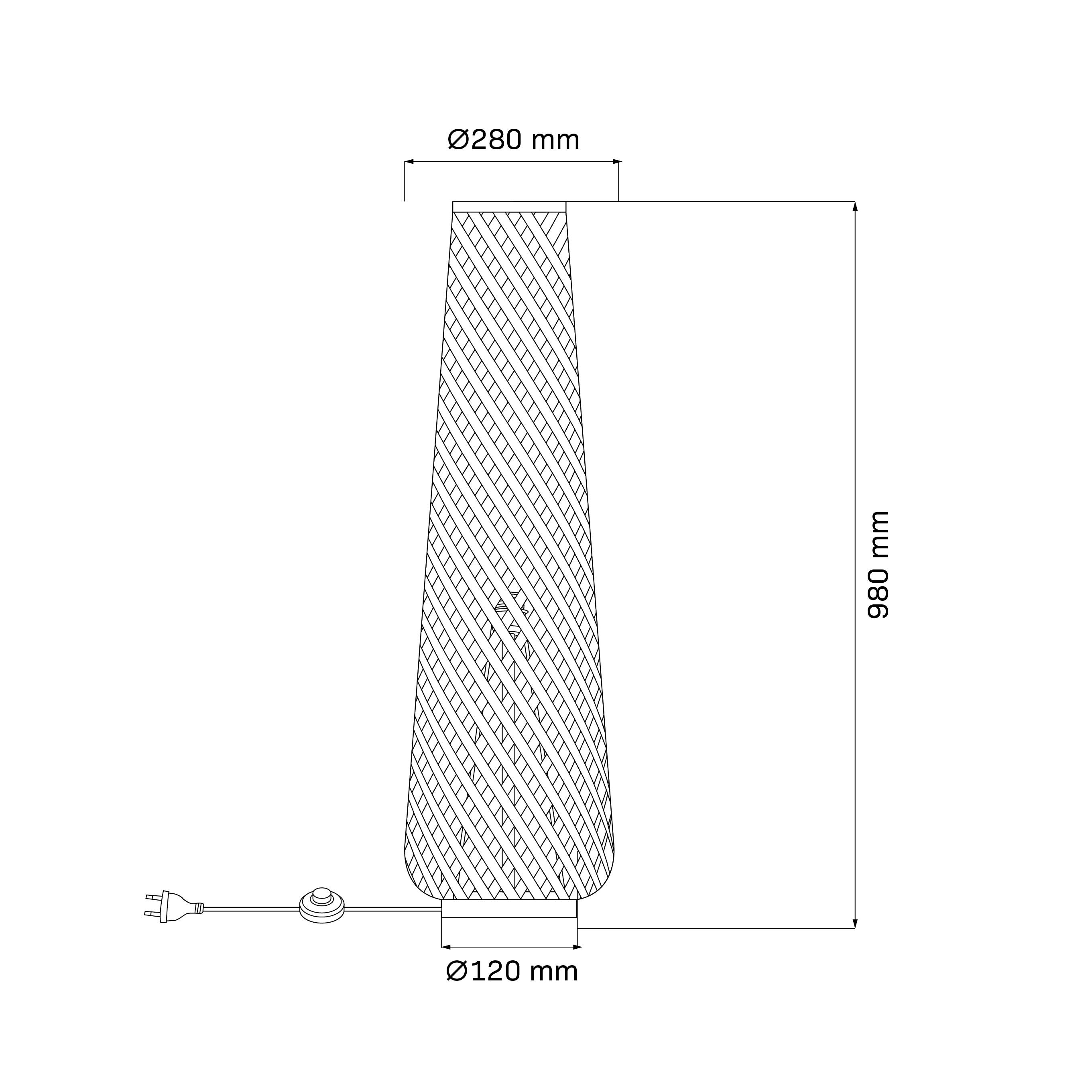 Lampa podłogowa Zanzibar natural E27 Goldlux - 6
