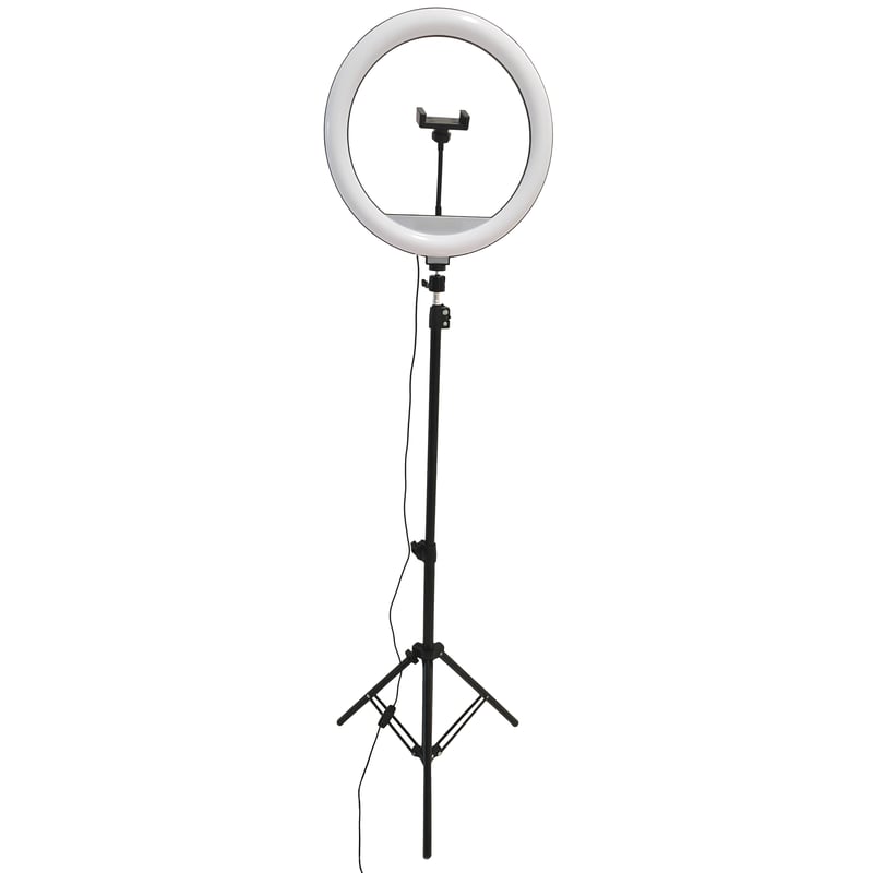Lampa podłogowa Selfie czarna LED Goldlux