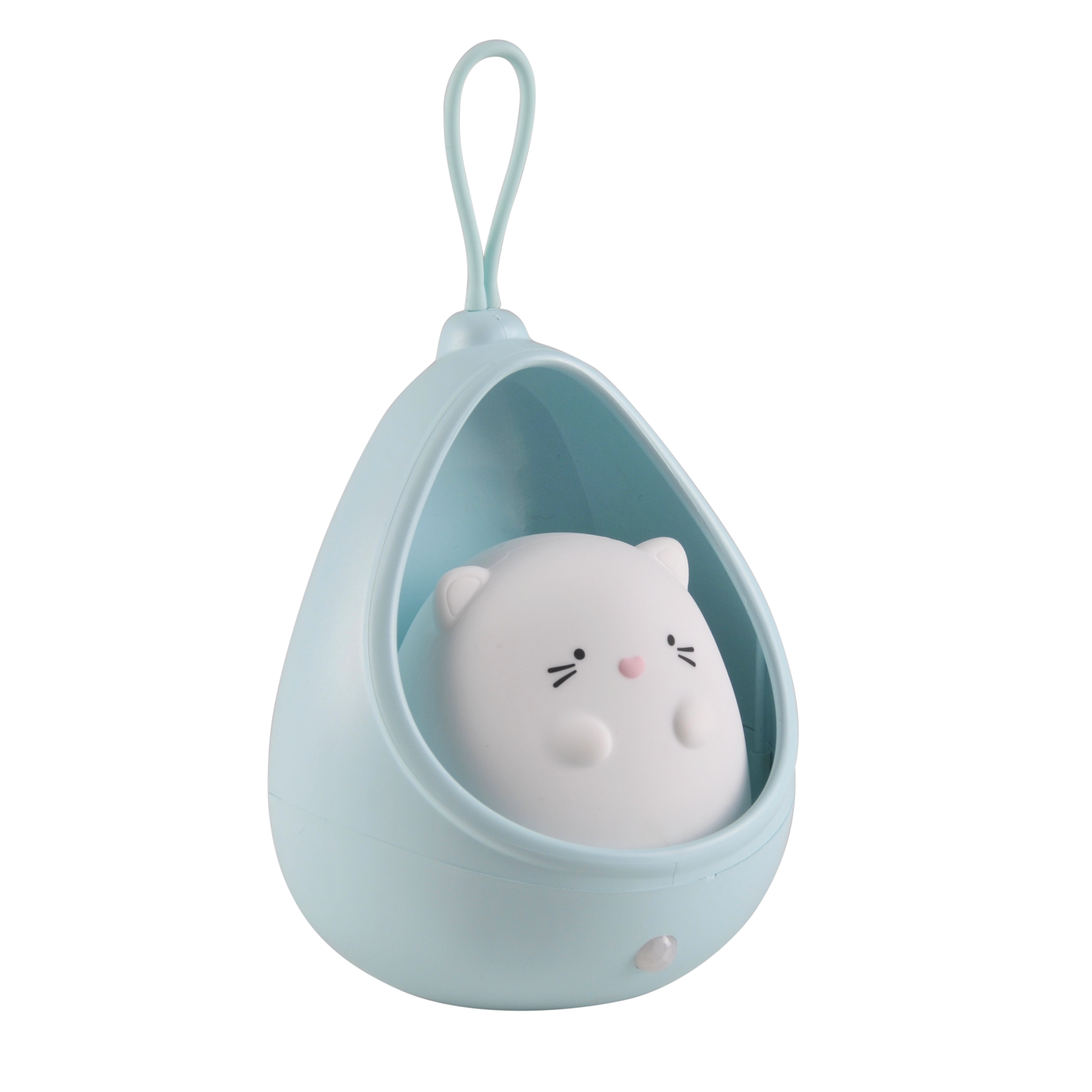 Lampka Kitty niebieska z czujnikiem USB LED Goldlux