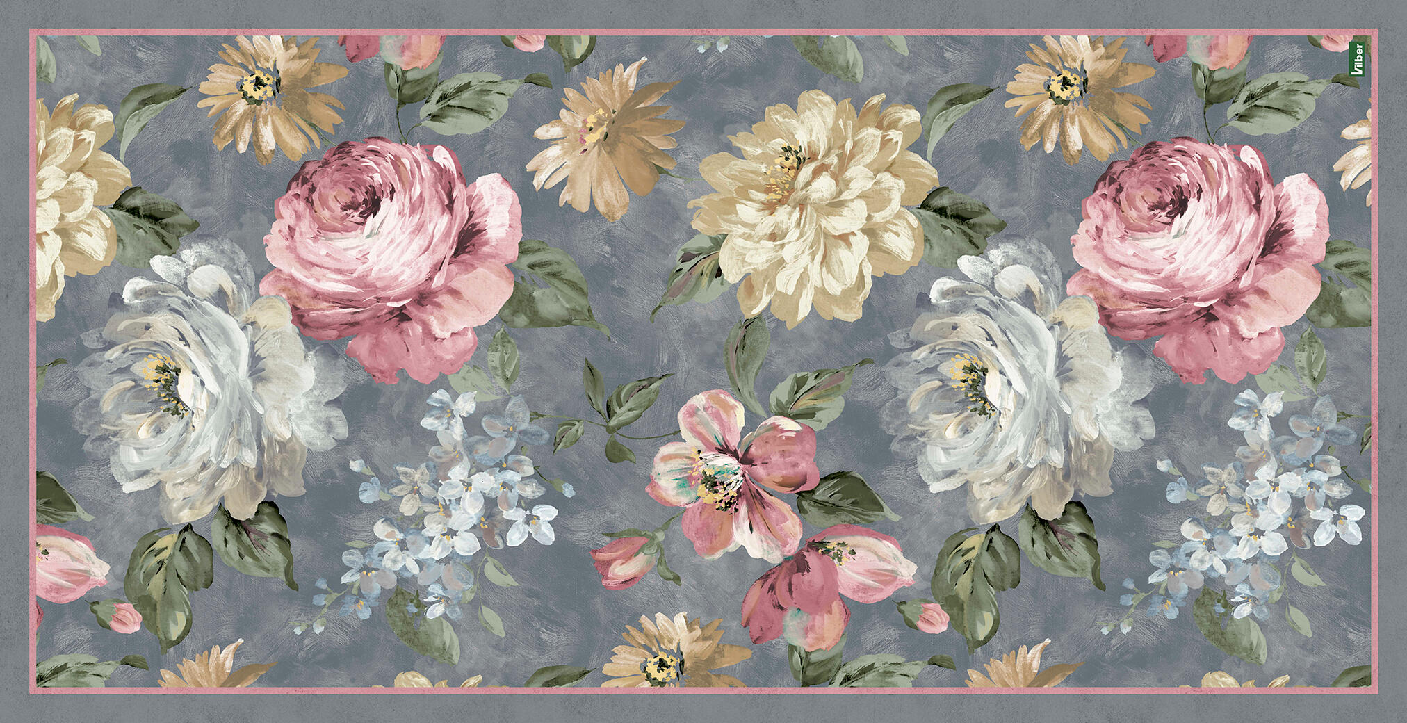 Alfombra vinílica de interior alexa 52x100 cm