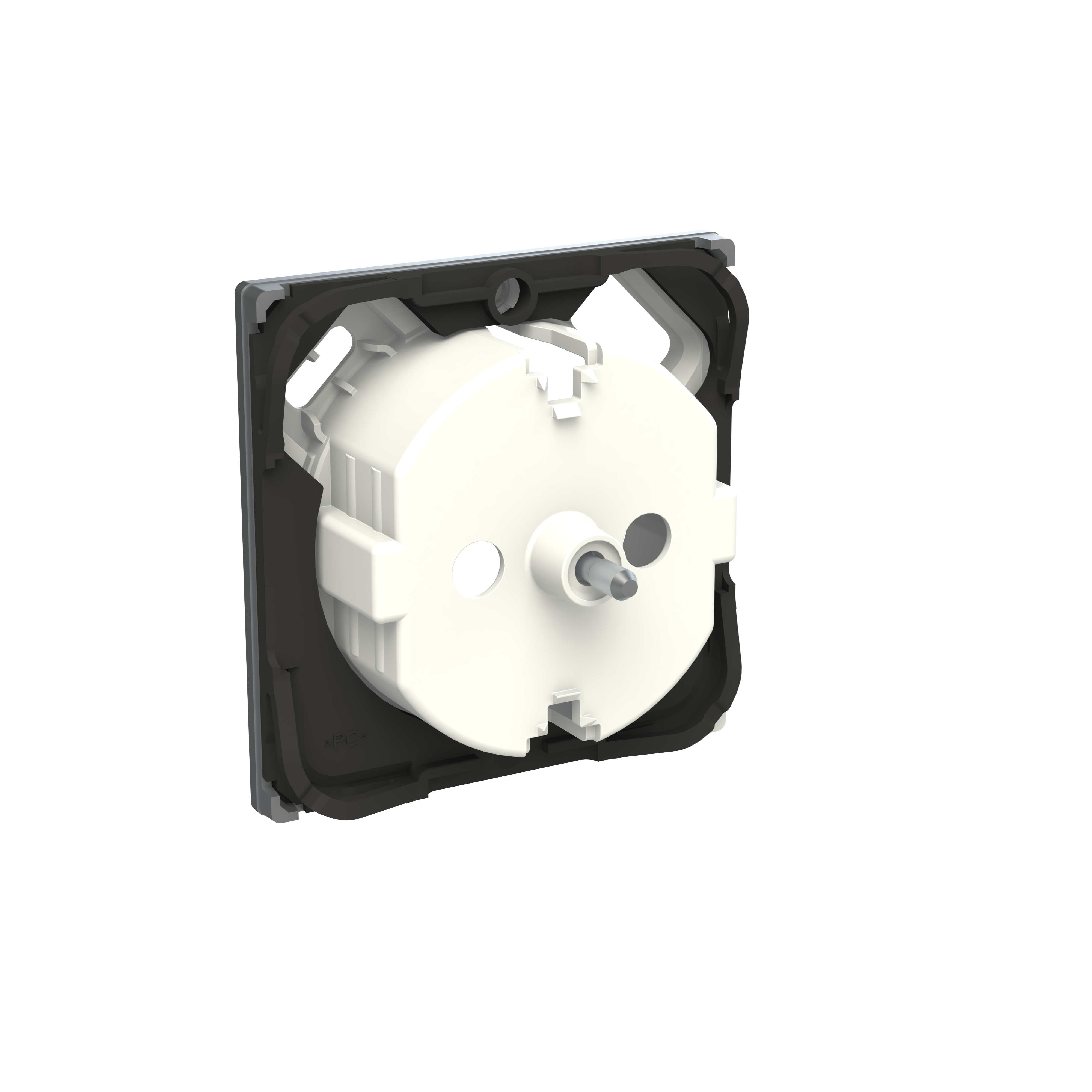 Tapa de enchufe con toma de tierra y 2xusb niessen sky blanca