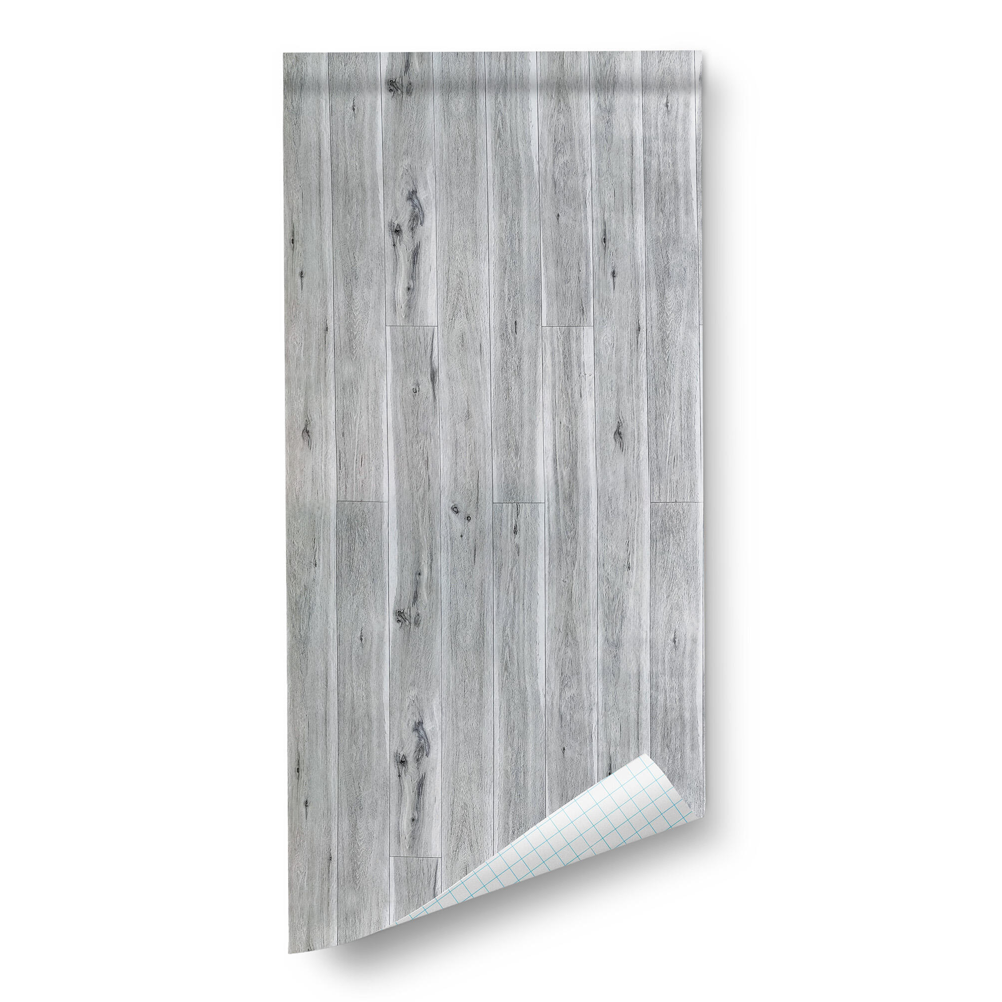 Revestimiento adhesivo mural blanco tablon de 0.9 x 2m