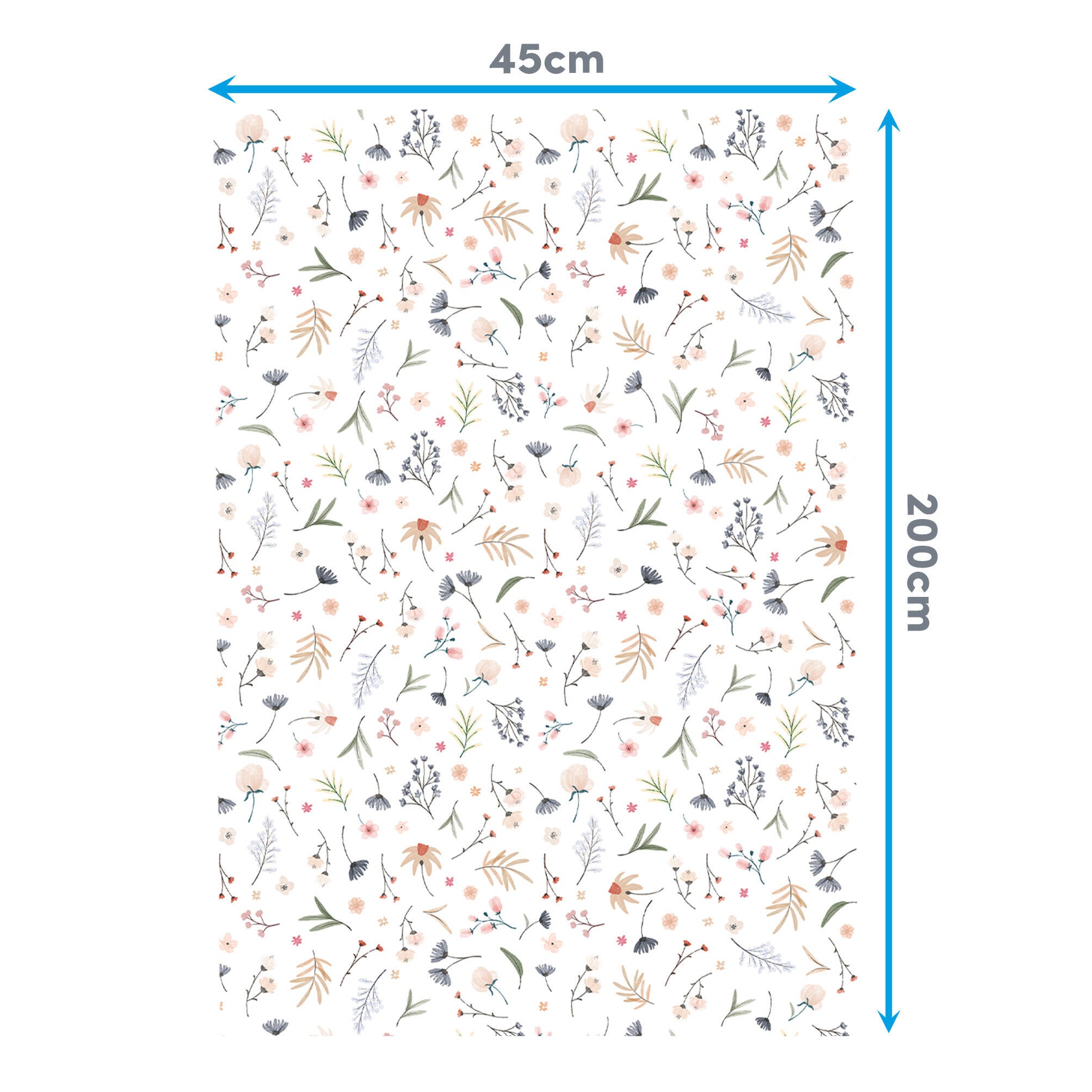 Revestimiento adhesivo mural  blanco  Campo de 0.45 x 2m - 2
