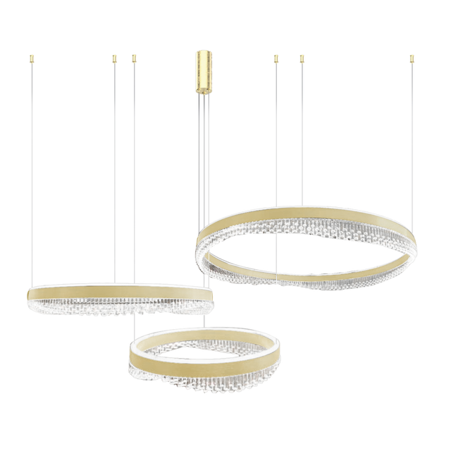 Lampa wisząca Preciosa złota 158 W LED Eko Light